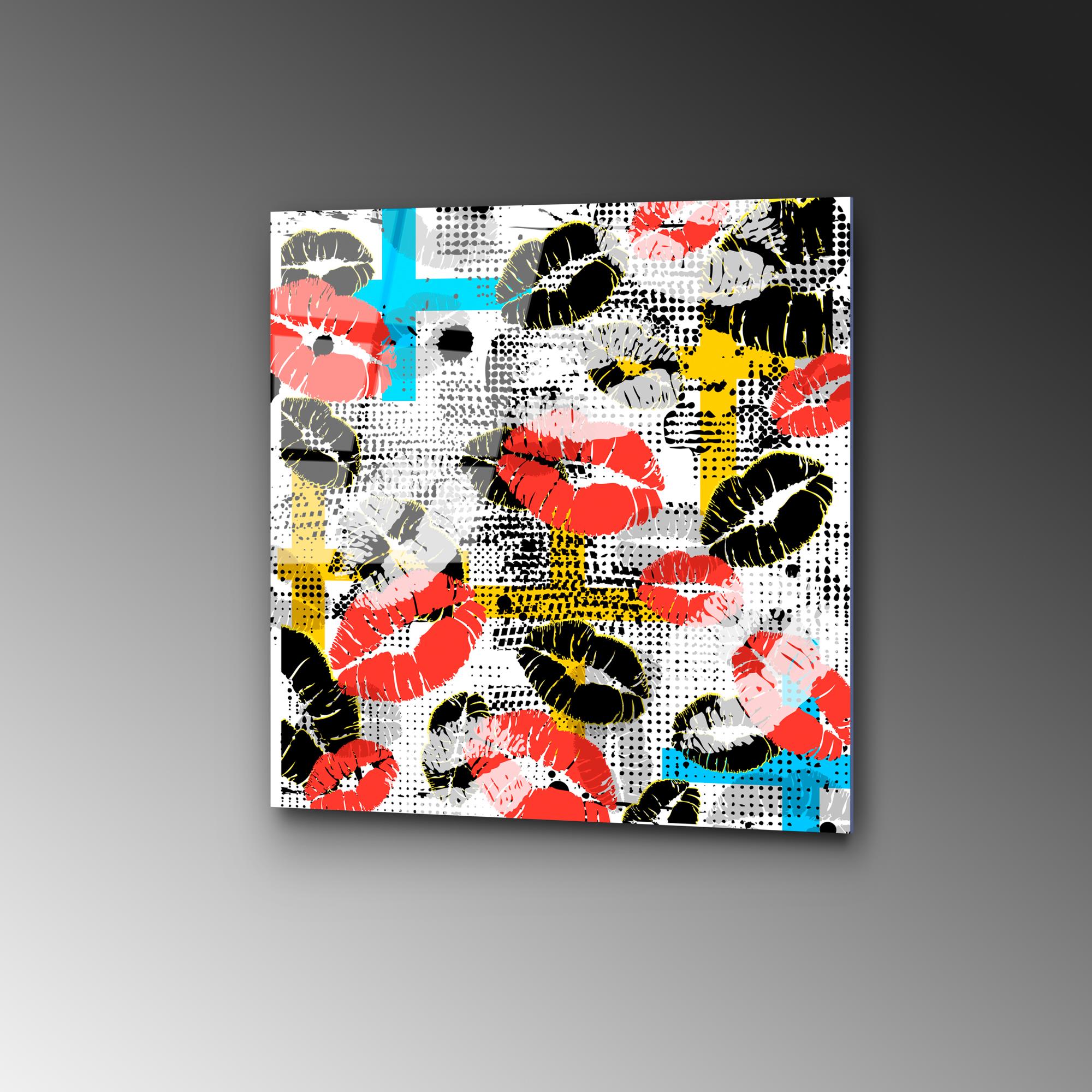 UV-818 Baskılı Cam Kare Duvar Tablosu | ByLamp