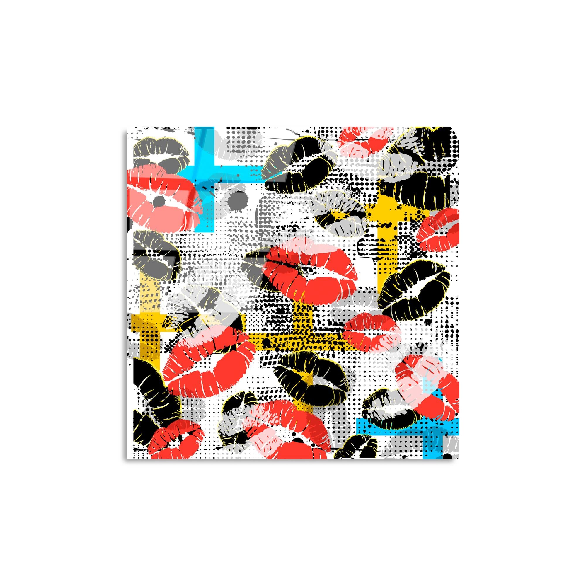 UV-818 Baskılı Cam Kare Duvar Tablosu | ByLamp