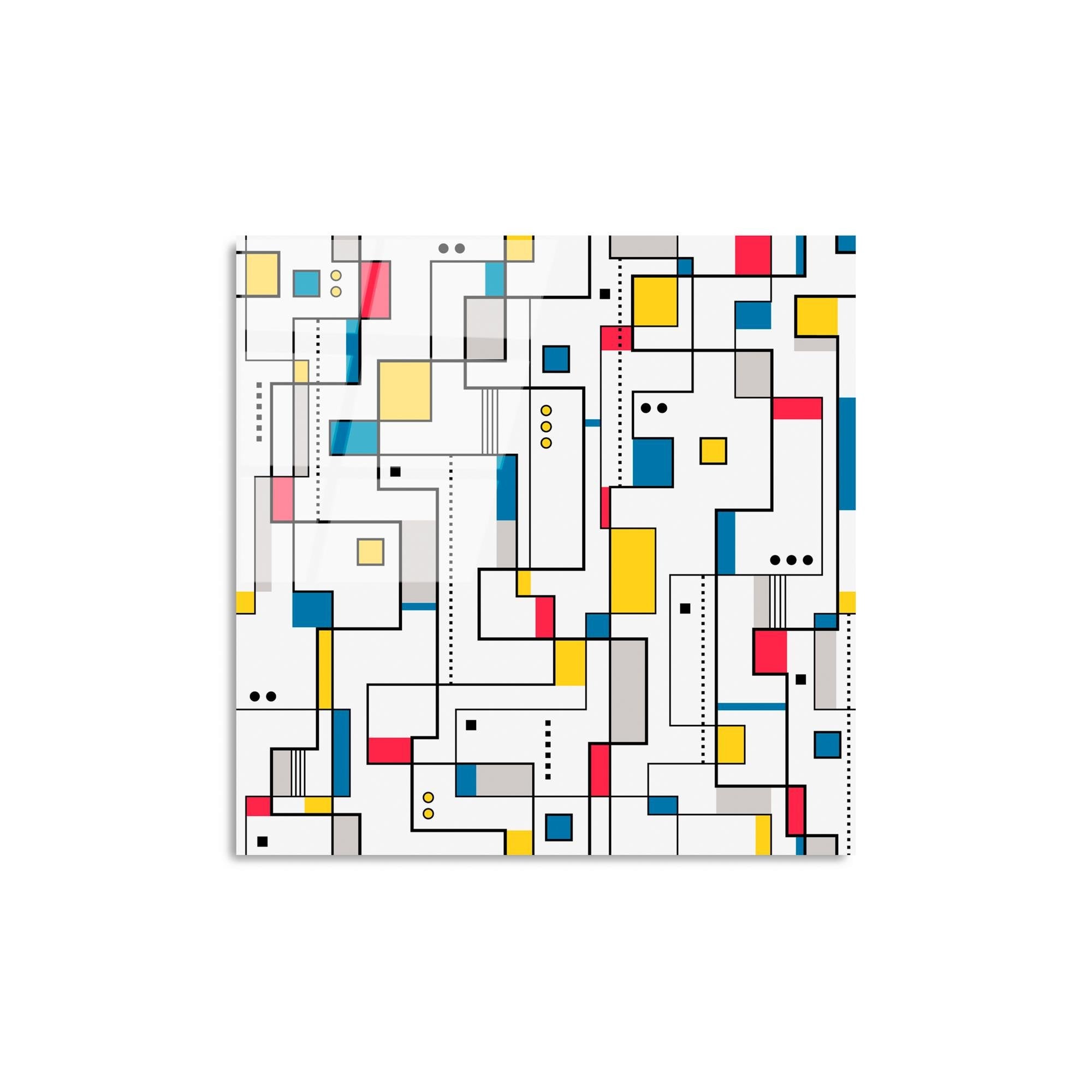 UV-820 Baskılı Cam Kare Duvar Tablosu | ByLamp