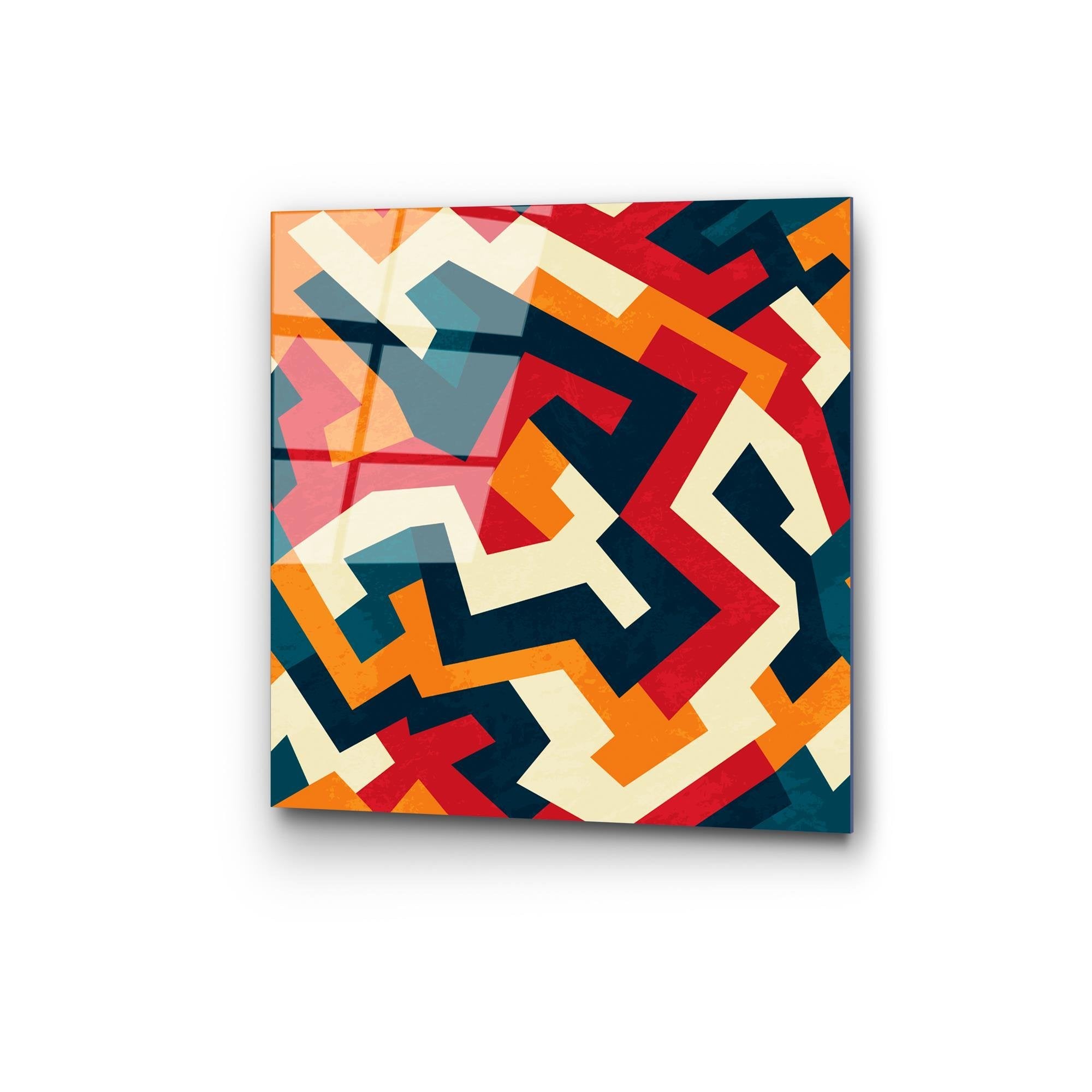 UV-821 Baskılı Cam Kare Duvar Tablosu | ByLamp