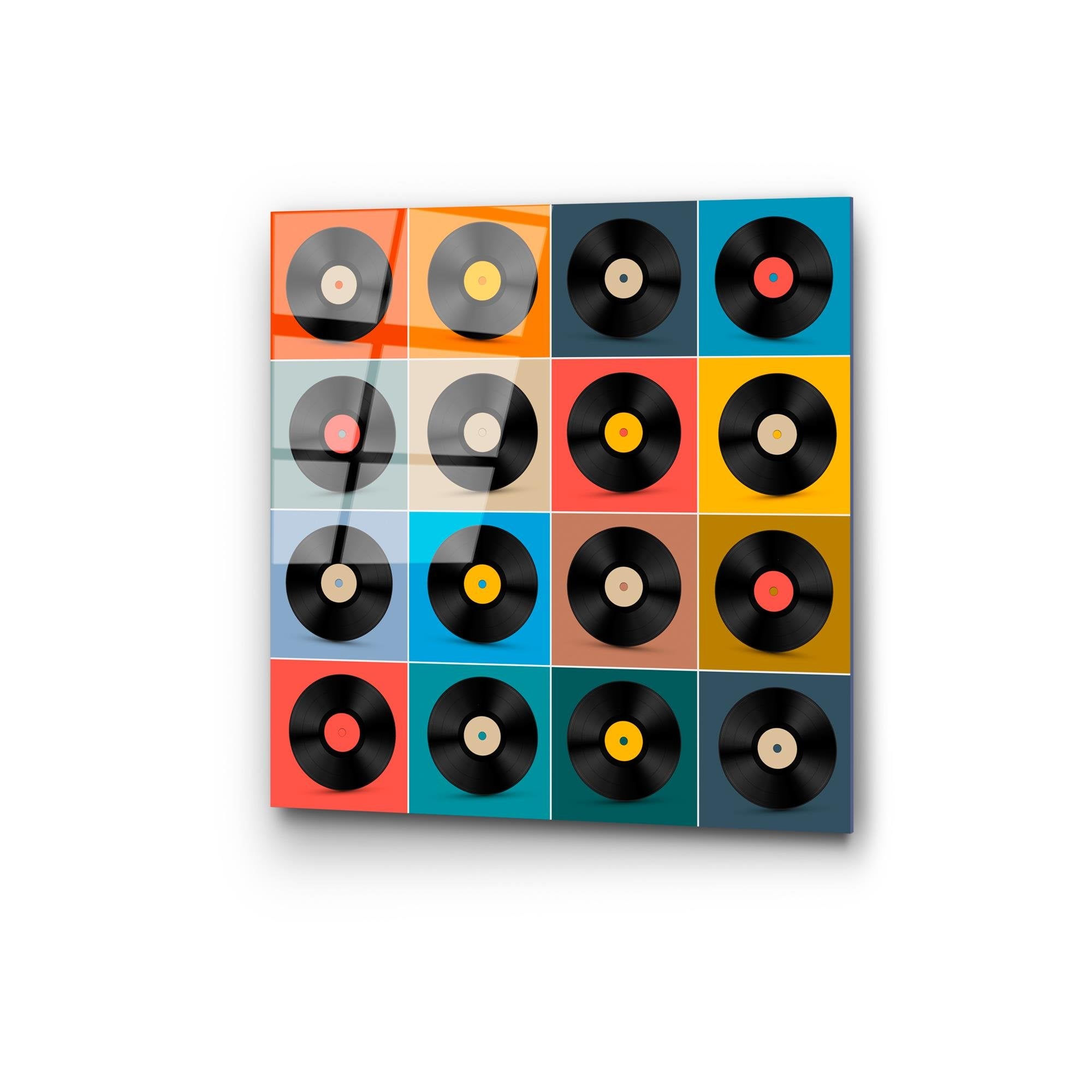 UV-822 Baskılı Cam Kare Duvar Tablosu | ByLamp