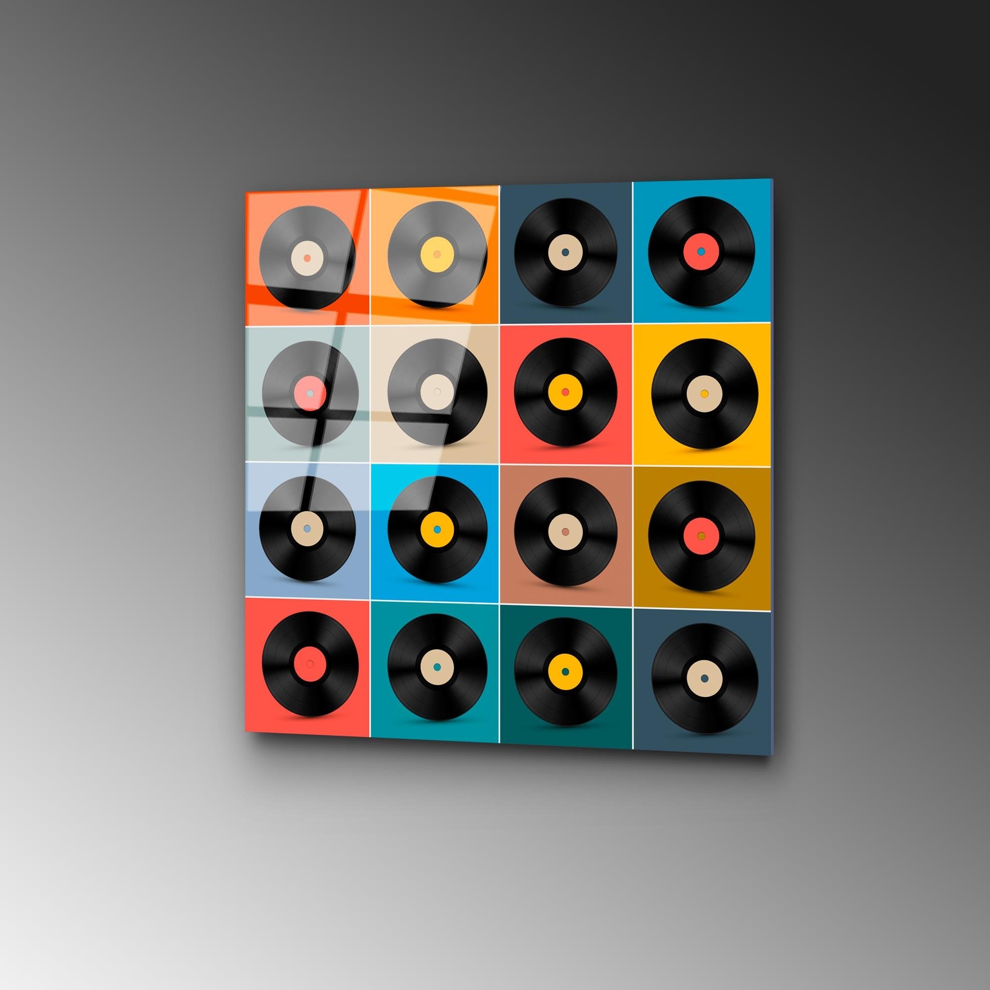 UV-822 Baskılı Cam Kare Duvar Tablosu | ByLamp