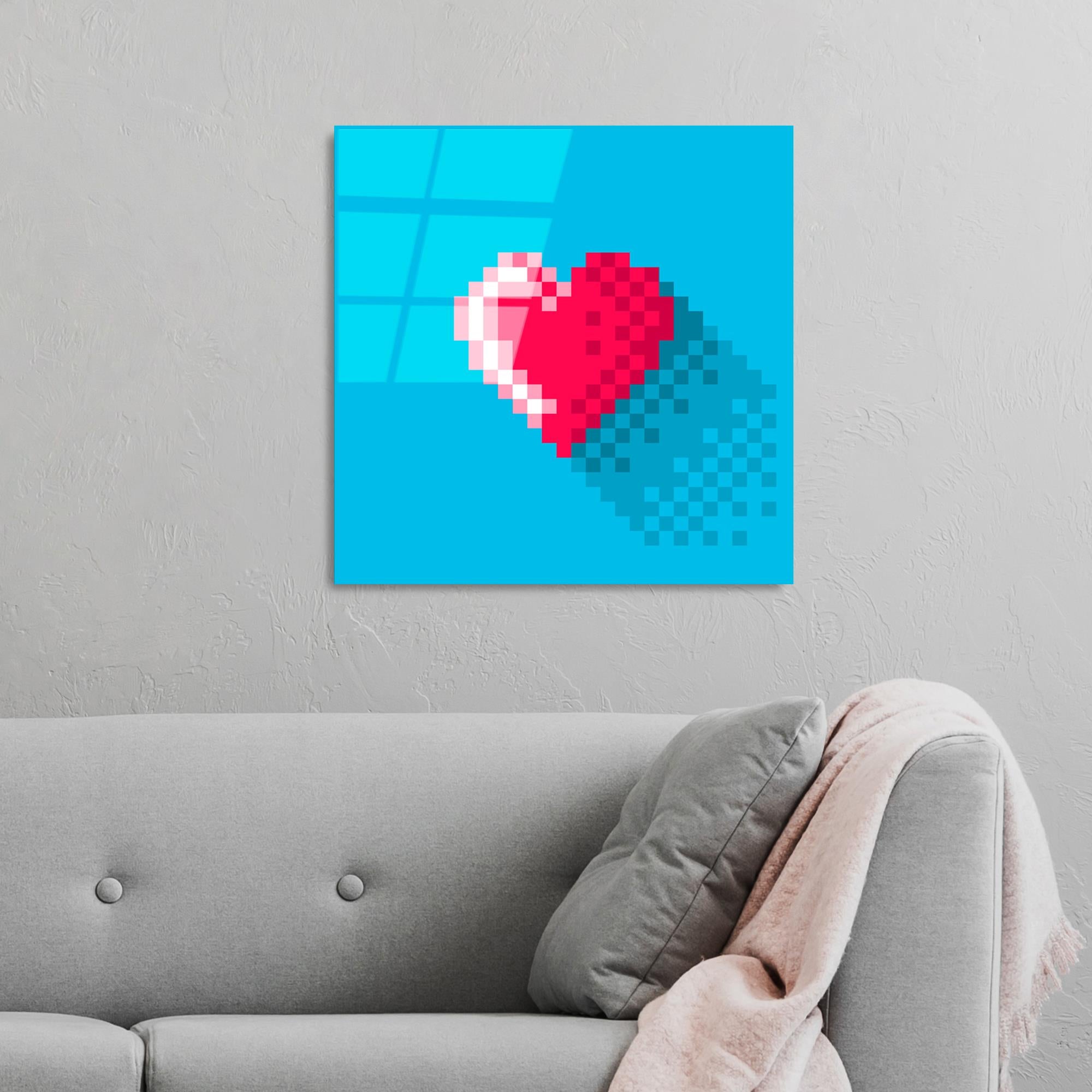 UV-823 Baskılı Cam Kare Duvar Tablosu | ByLamp