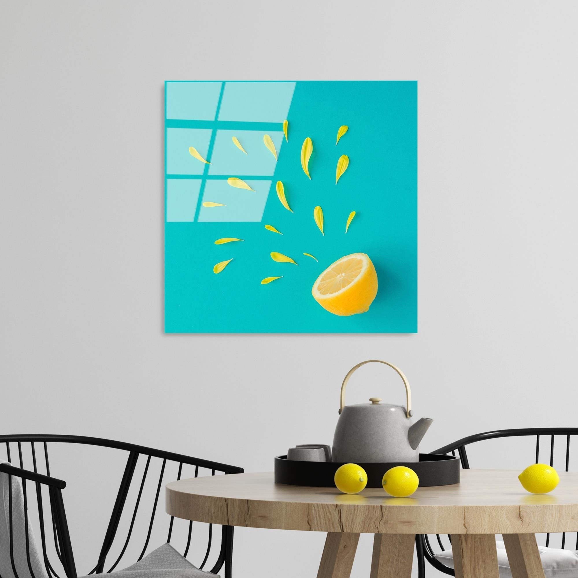 UV-828 Baskılı Cam Kare Duvar Tablosu | ByLamp