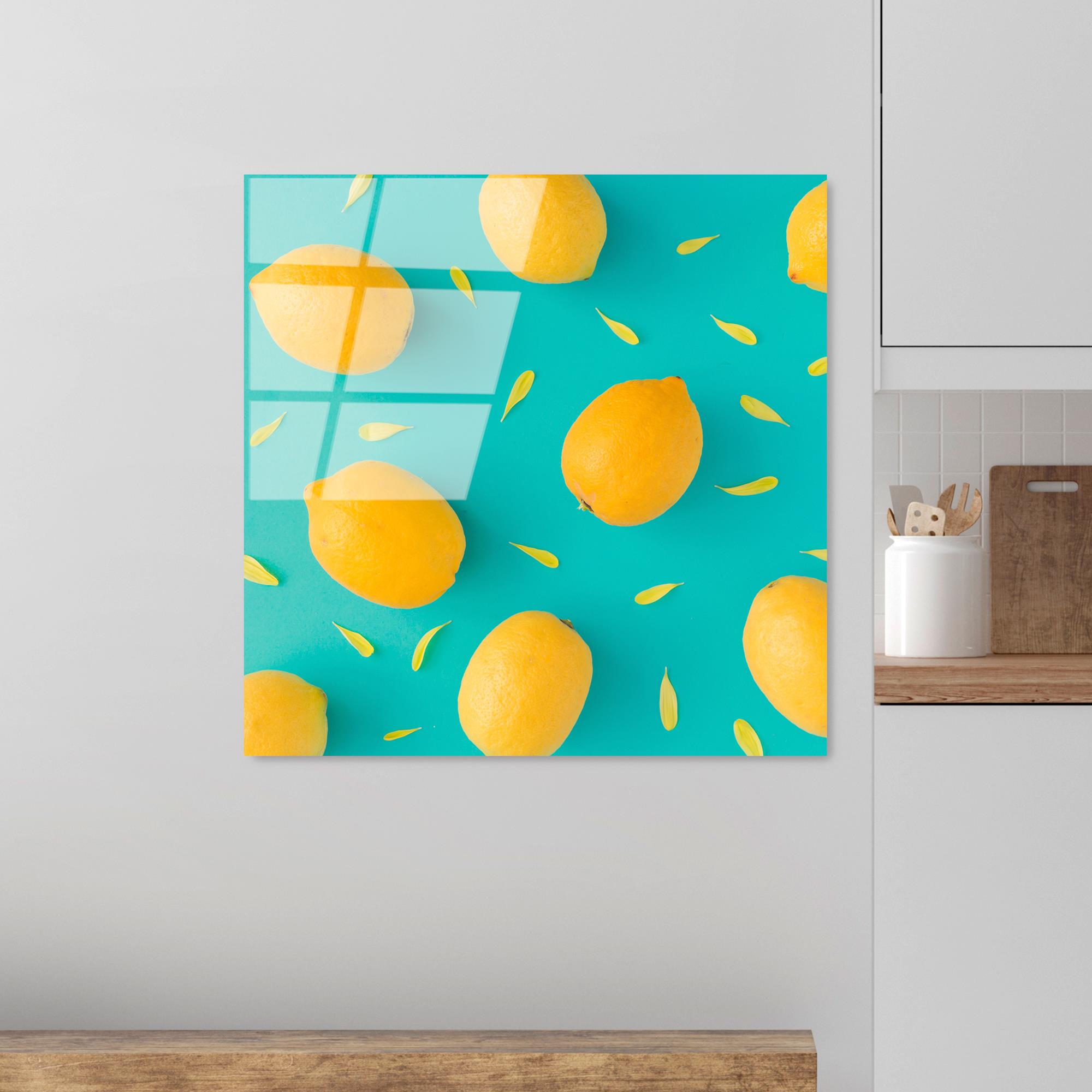 UV-829 Baskılı Cam Kare Duvar Tablosu | ByLamp