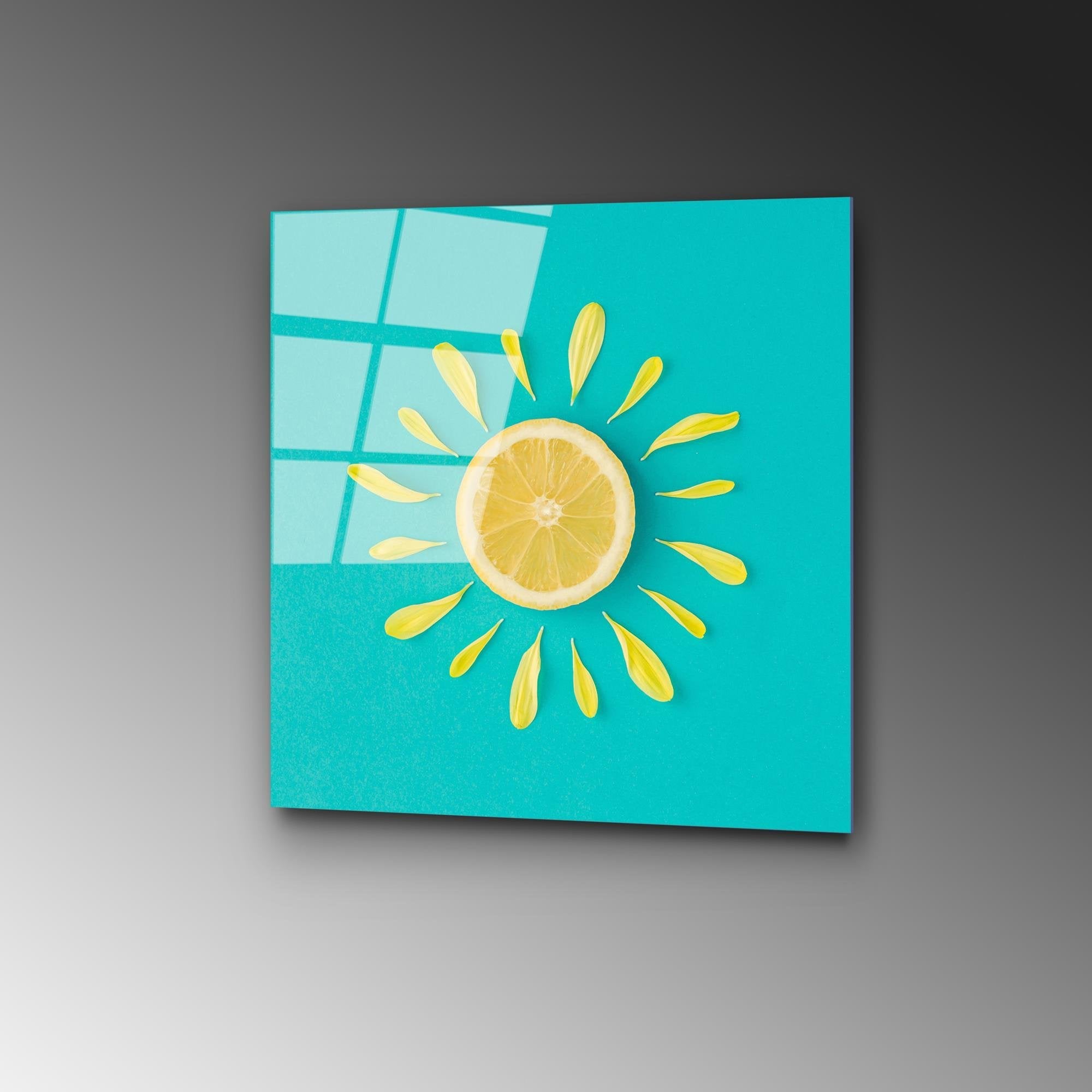 UV-830 Baskılı Cam Kare Duvar Tablosu | ByLamp