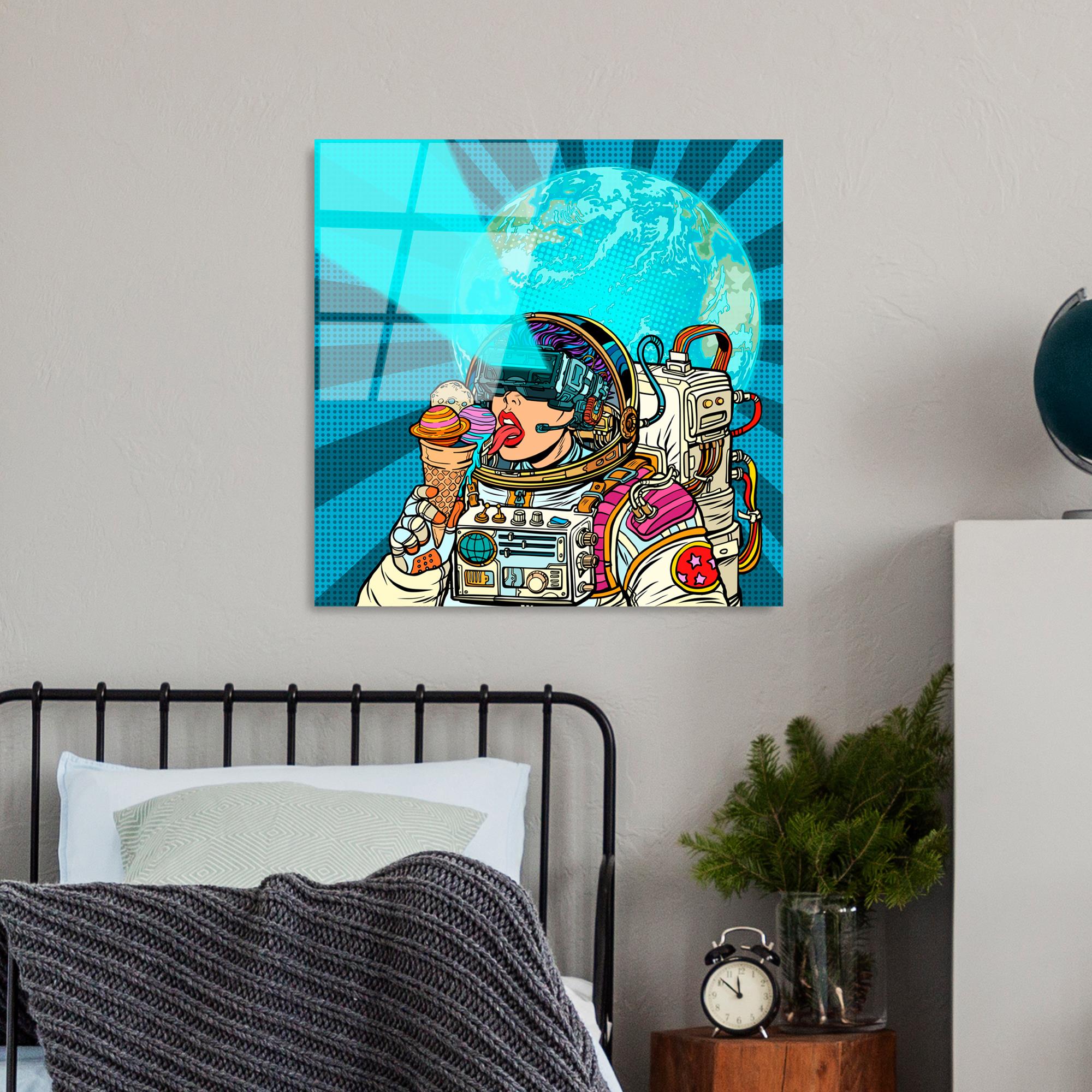 UV-831 Baskılı Cam Kare Duvar Tablosu | ByLamp