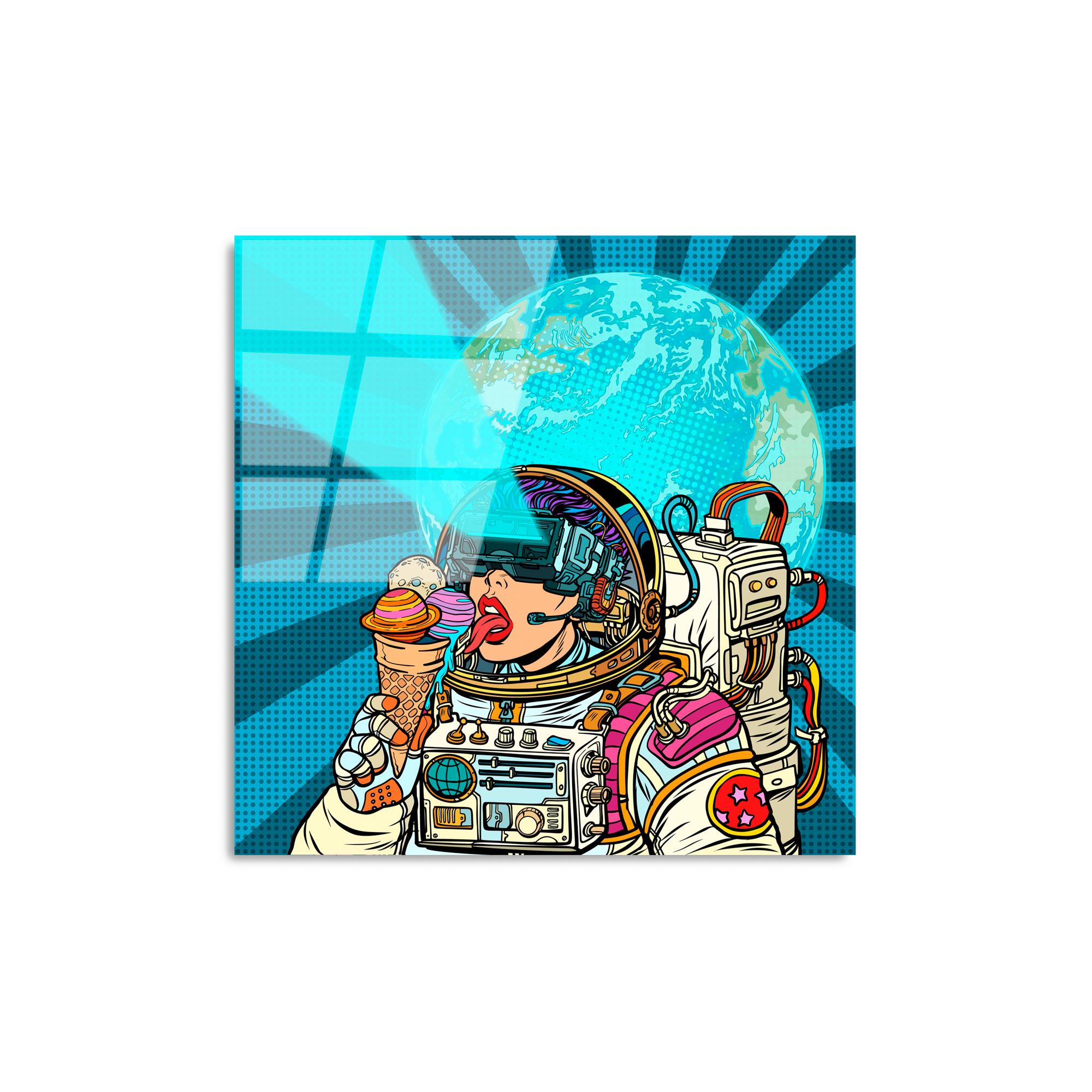 UV-831 Baskılı Cam Kare Duvar Tablosu | ByLamp