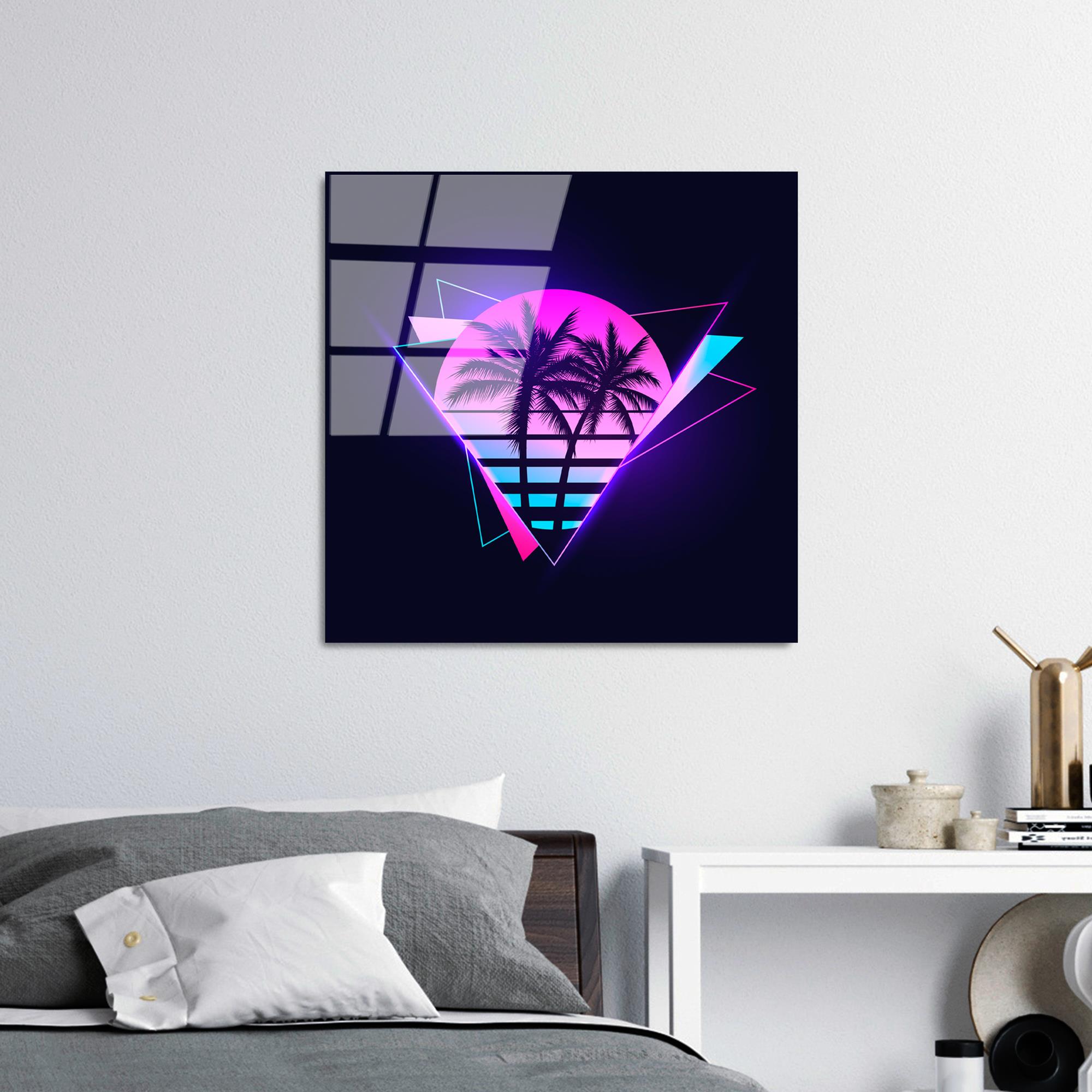 UV-832 Baskılı Cam Kare Duvar Tablosu | ByLamp