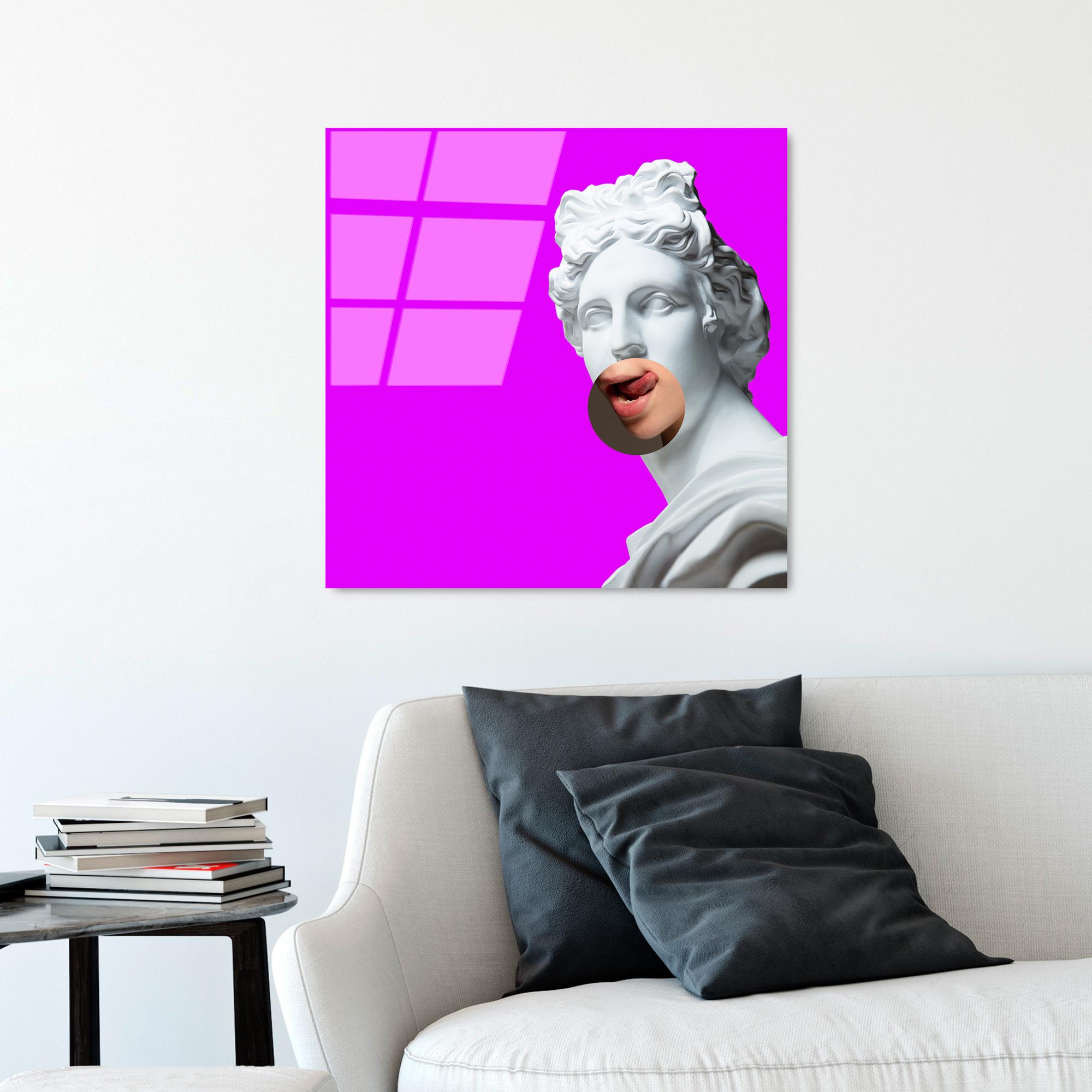 UV-833 Baskılı Cam Kare Duvar Tablosu | ByLamp