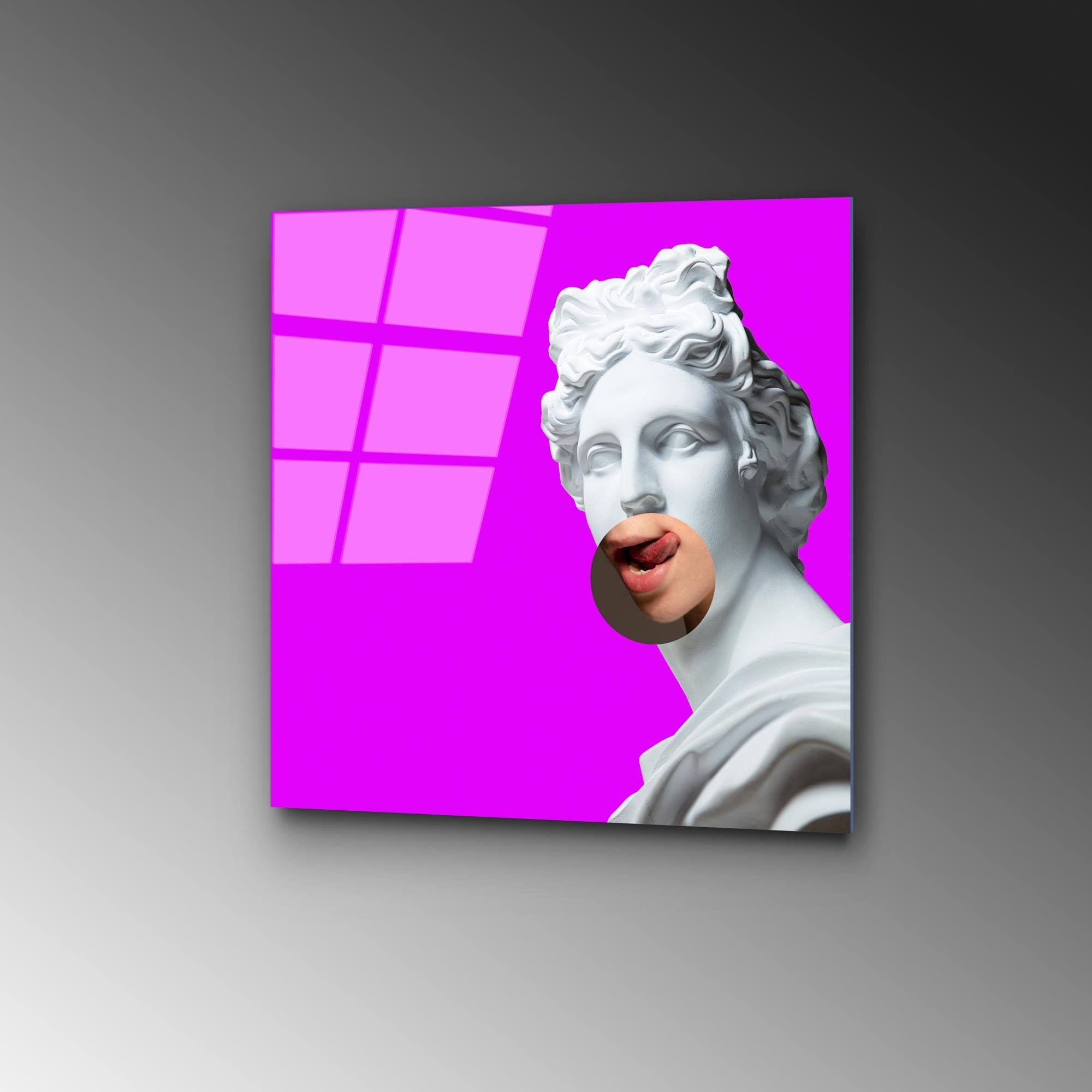 UV-833 Baskılı Cam Kare Duvar Tablosu | ByLamp