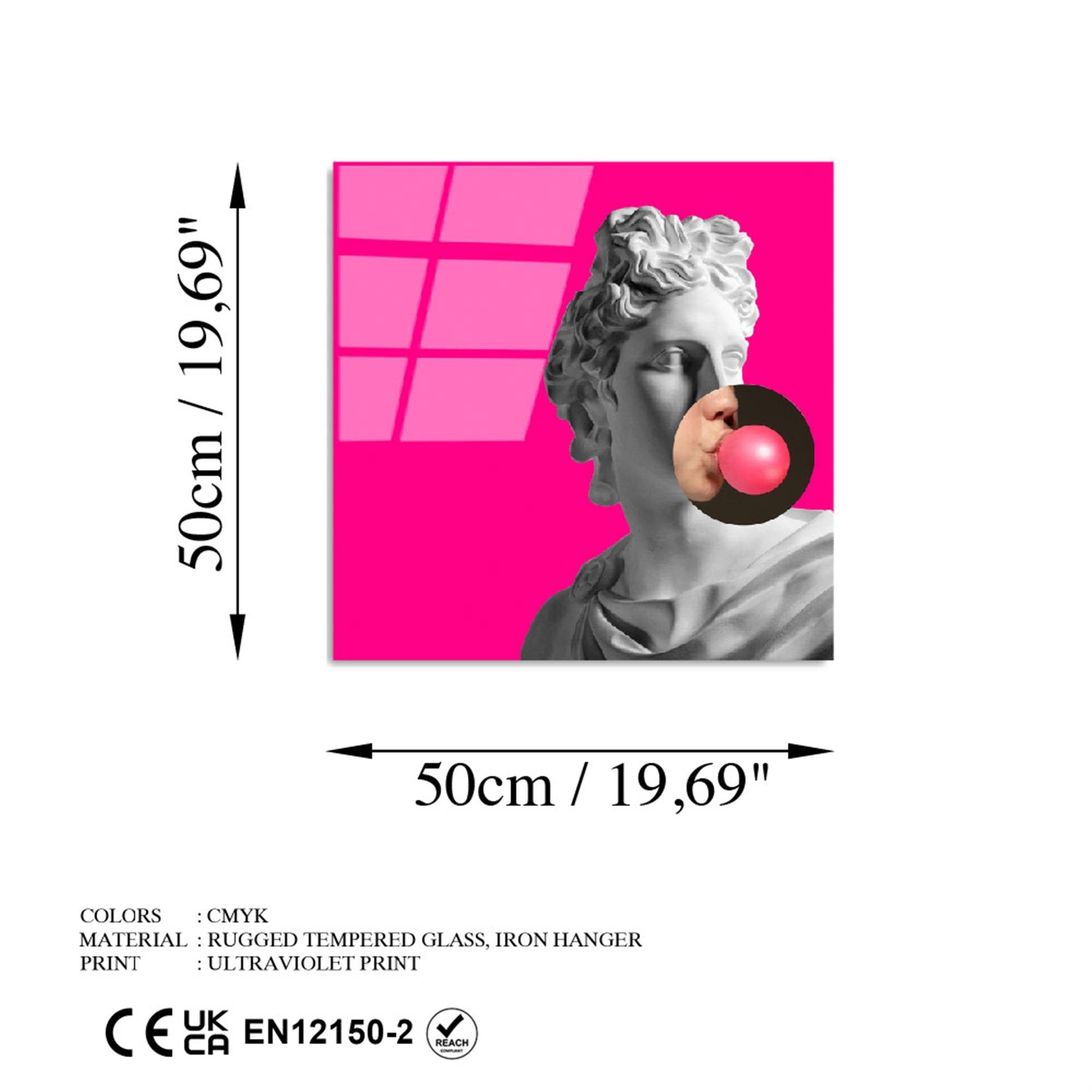 UV-834 Baskılı Cam Kare Duvar Tablosu | ByLamp