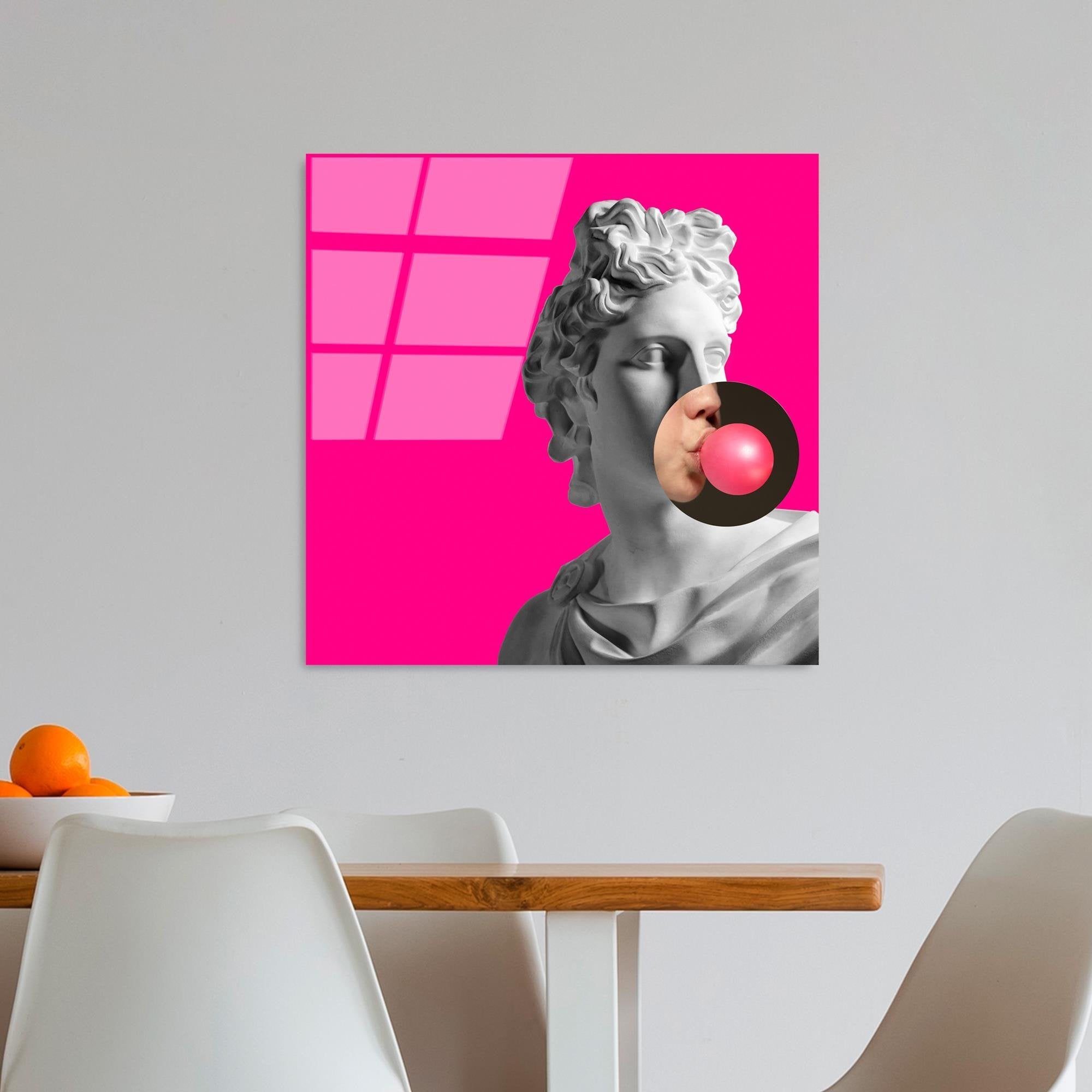 UV-834 Baskılı Cam Kare Duvar Tablosu | ByLamp