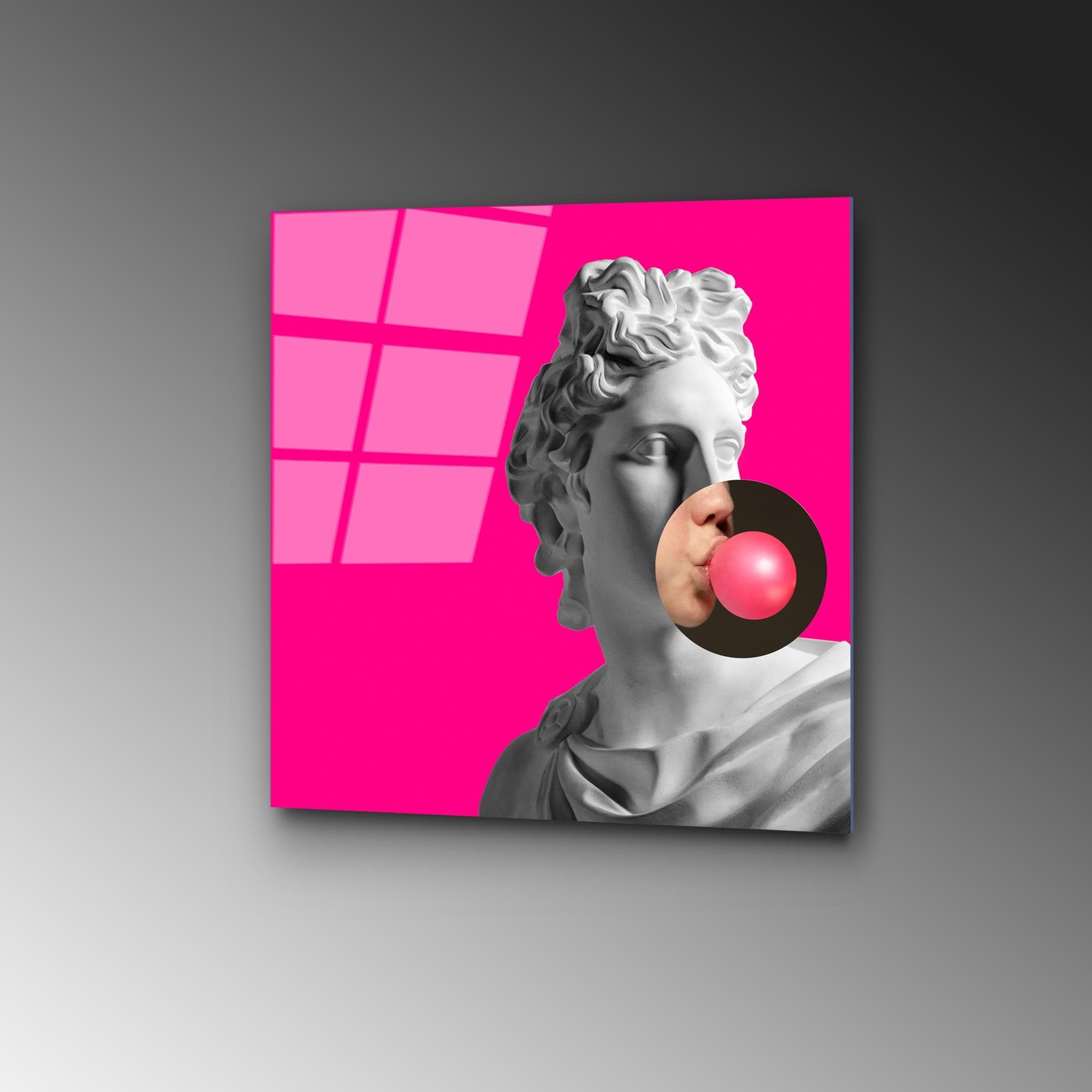 UV-834 Baskılı Cam Kare Duvar Tablosu | ByLamp