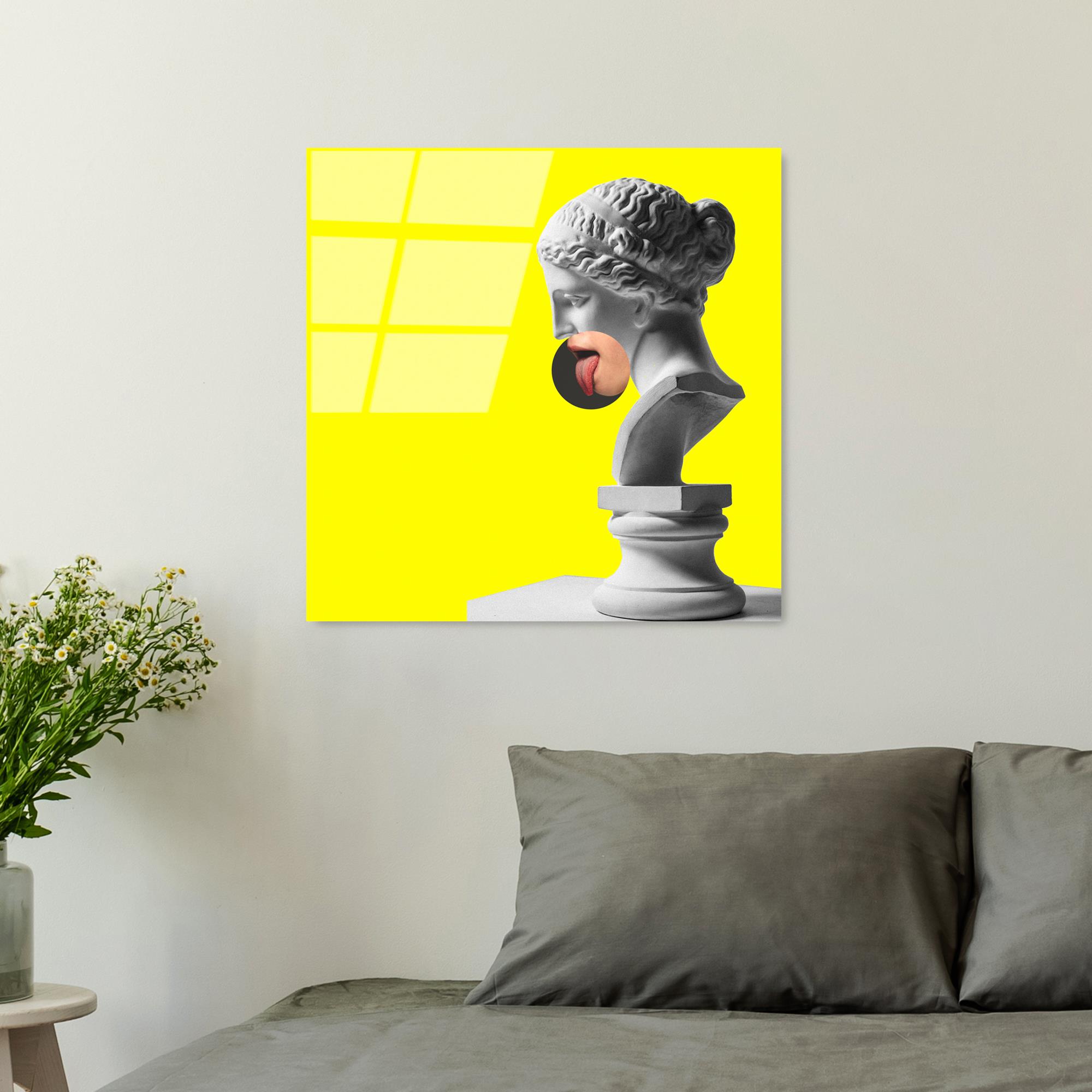 UV-835 Baskılı Cam Kare Duvar Tablosu | ByLamp