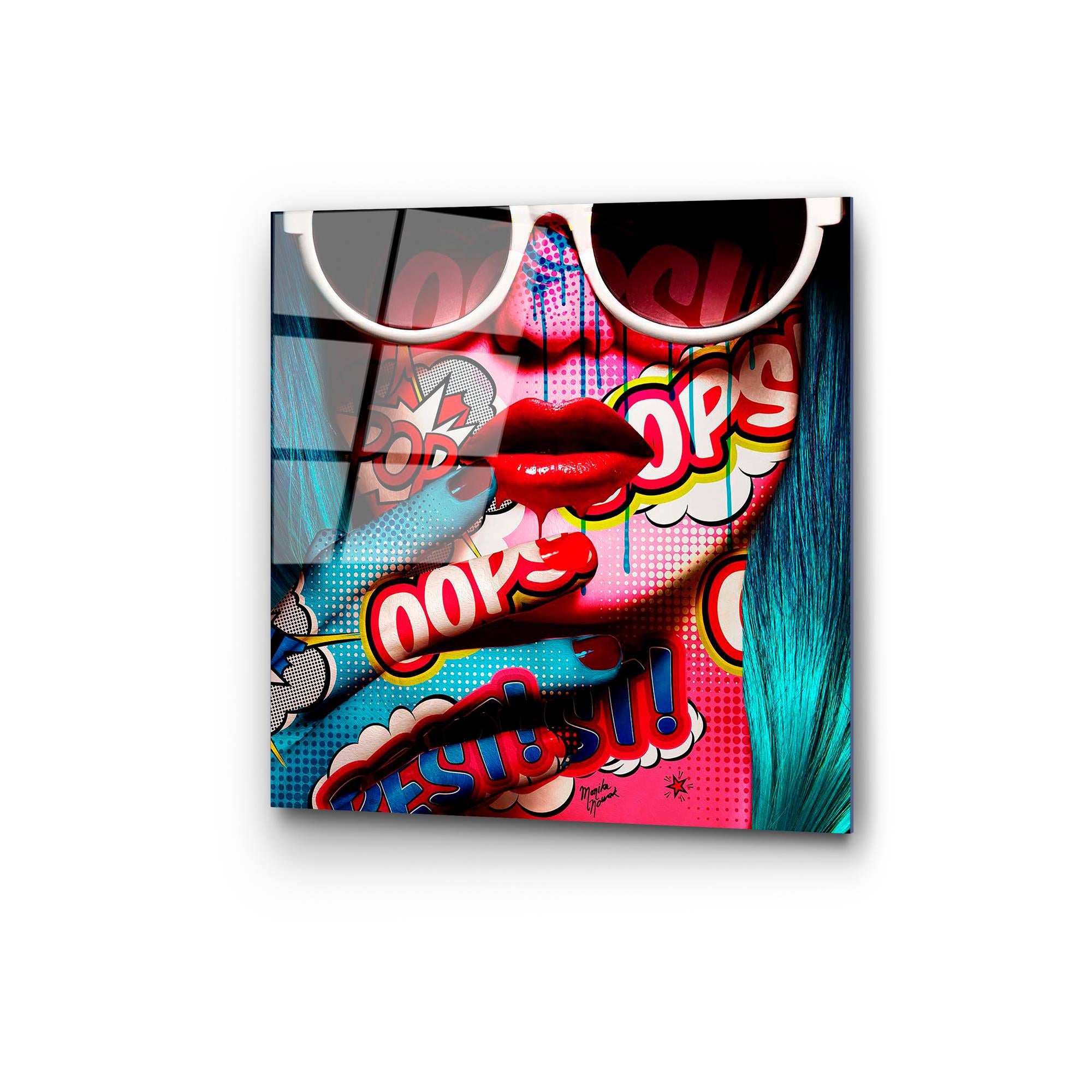 UV-836 Baskılı Cam Kare Duvar Tablosu | ByLamp