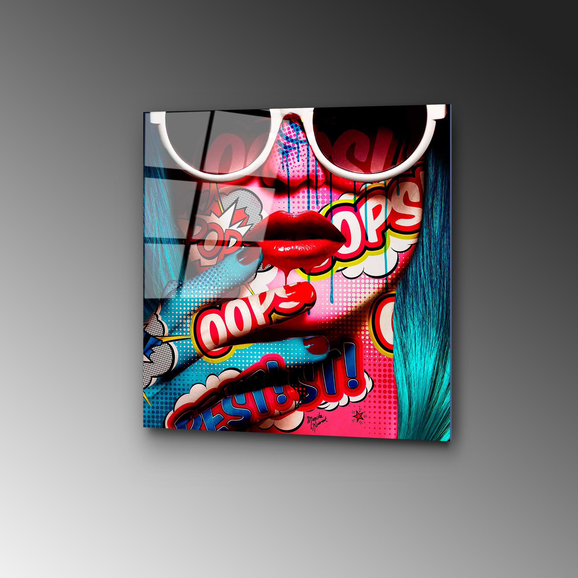 UV-836 Baskılı Cam Kare Duvar Tablosu | ByLamp