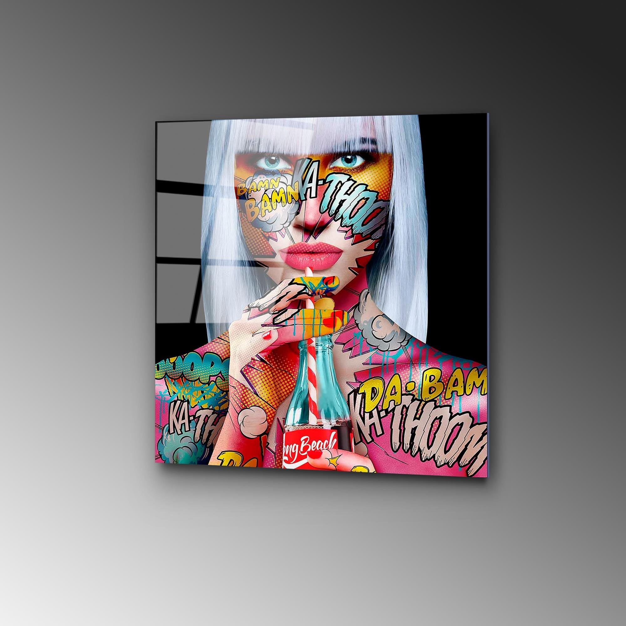 UV-837 Baskılı Cam Kare Duvar Tablosu | ByLamp