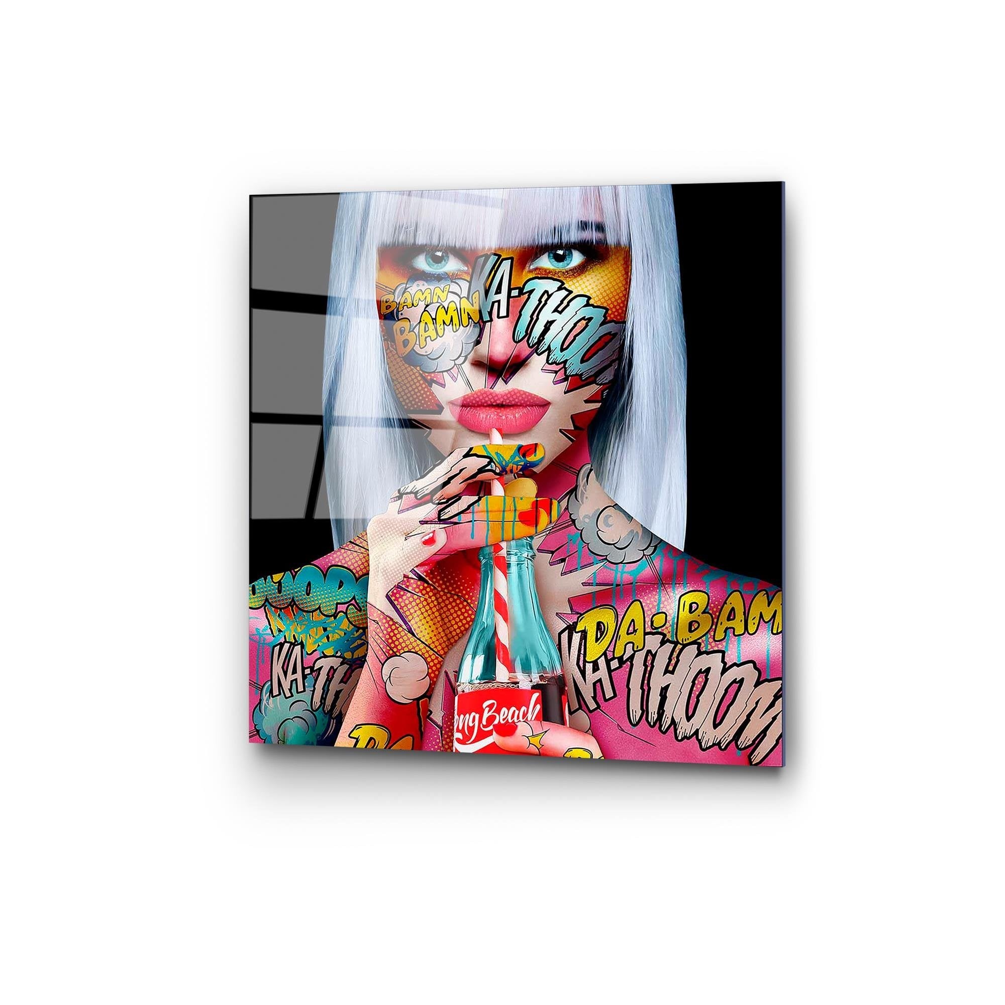 UV-837 Baskılı Cam Kare Duvar Tablosu | ByLamp