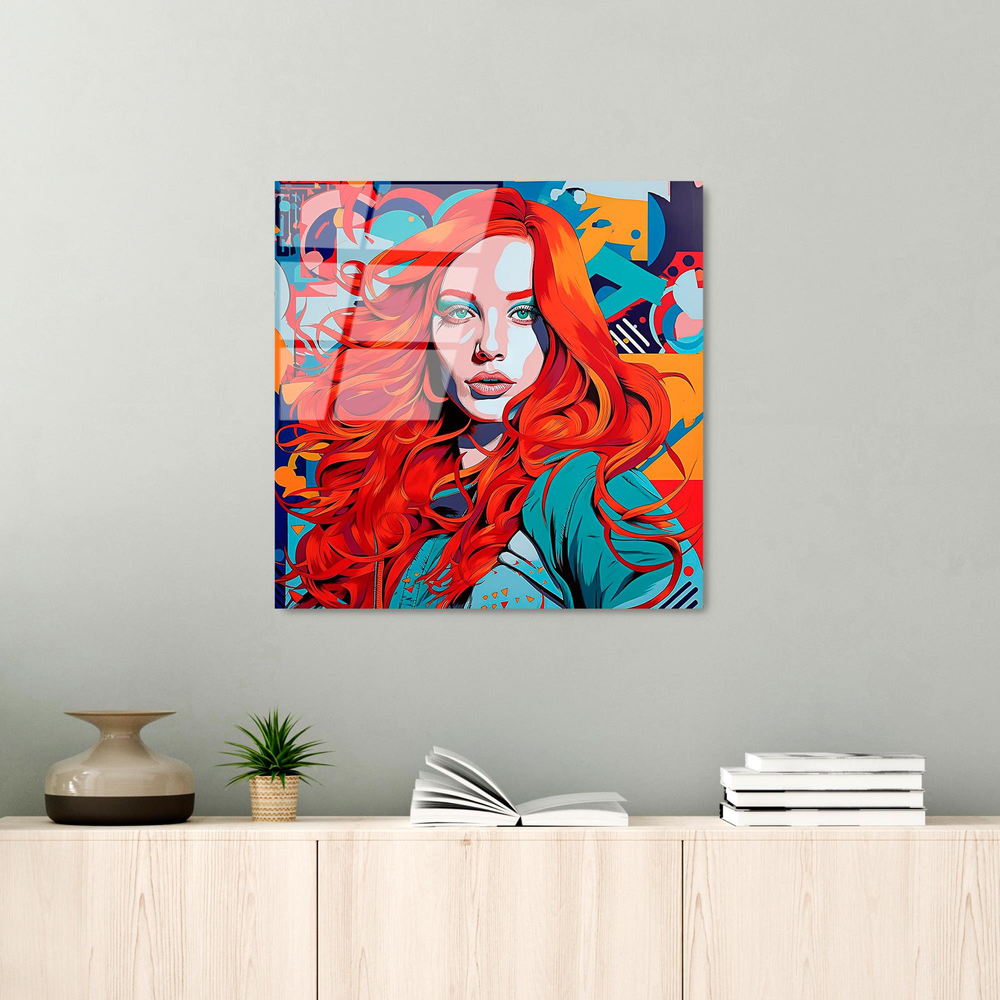 UV-840 Baskılı Cam Kare Duvar Tablosu | ByLamp