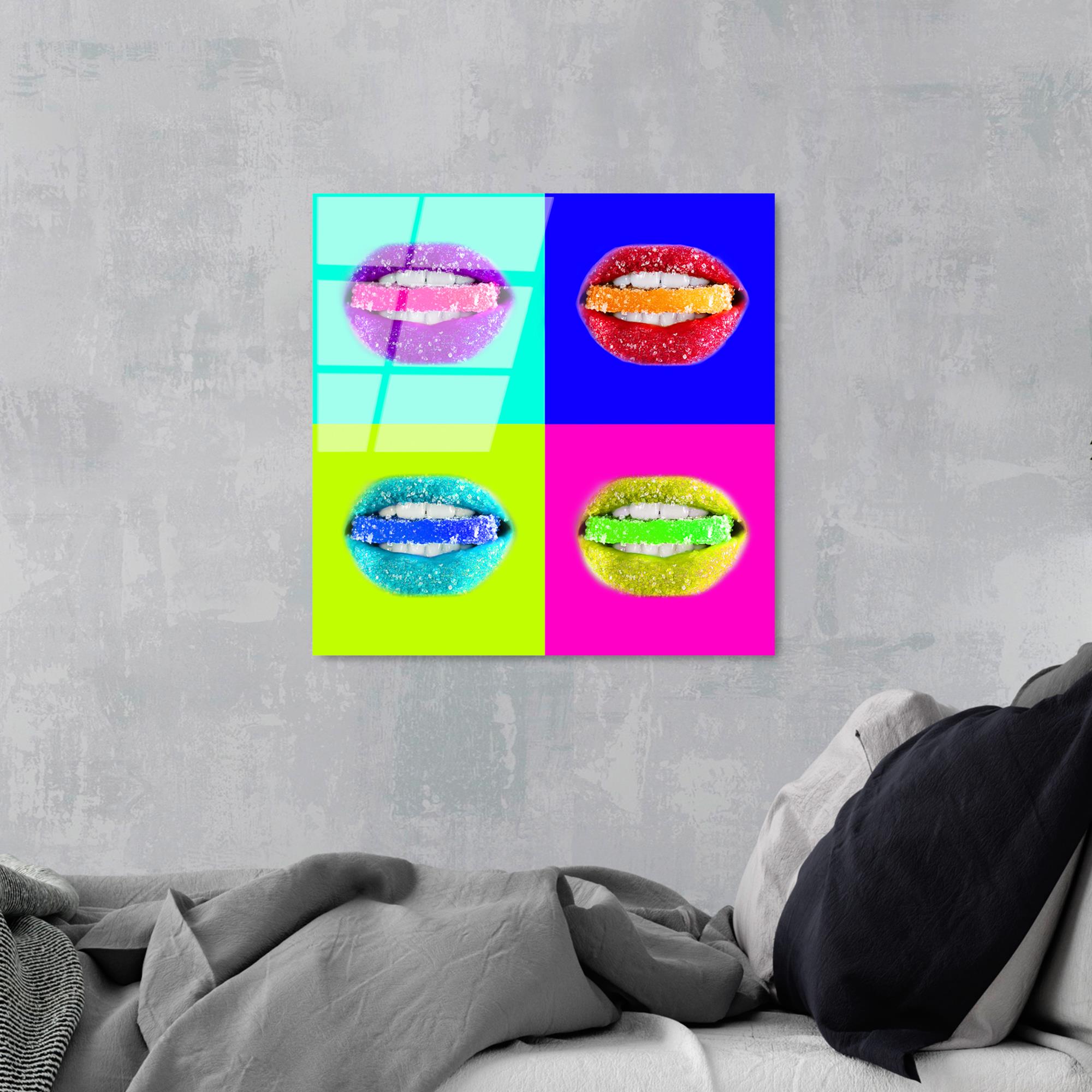 UV-841 Baskılı Cam Kare Duvar Tablosu | ByLamp