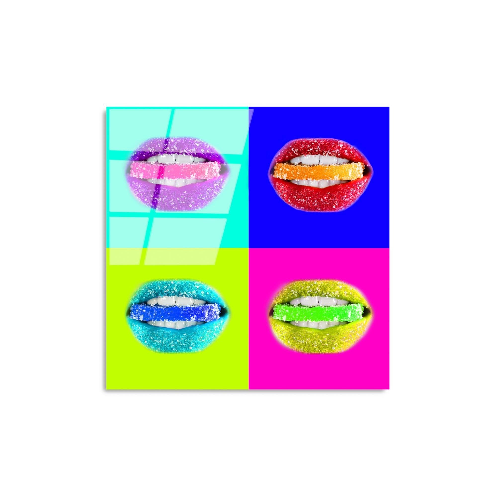 UV-841 Baskılı Cam Kare Duvar Tablosu | ByLamp