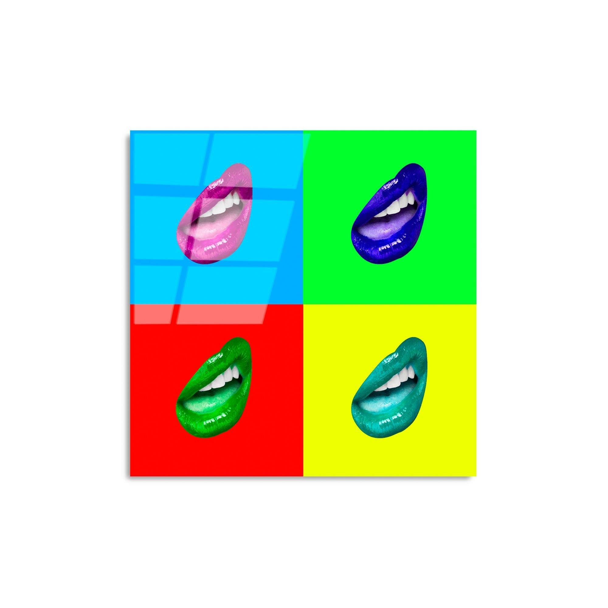 UV-842 Baskılı Cam Kare Duvar Tablosu | ByLamp