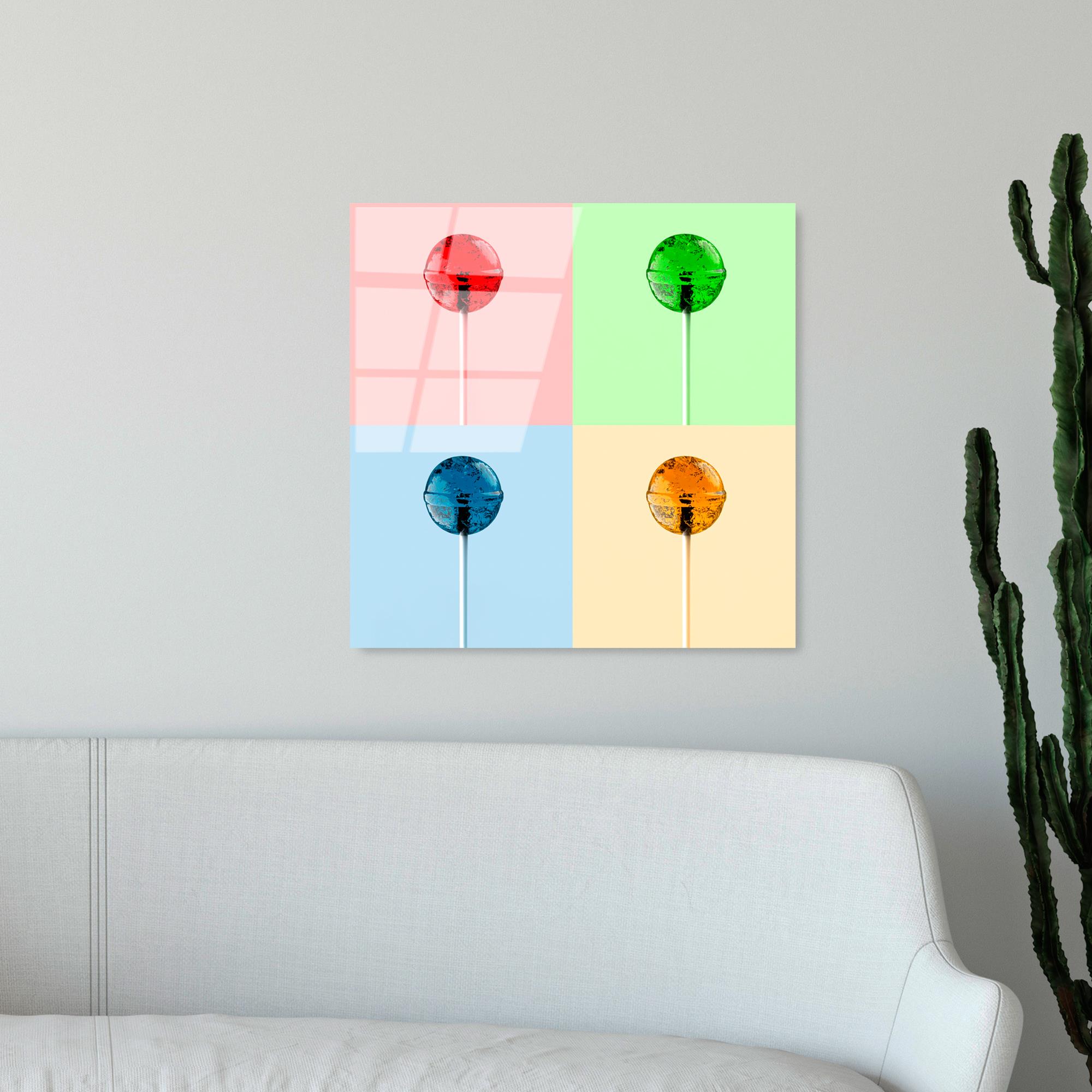 UV-843 Baskılı Cam Kare Duvar Tablosu | ByLamp