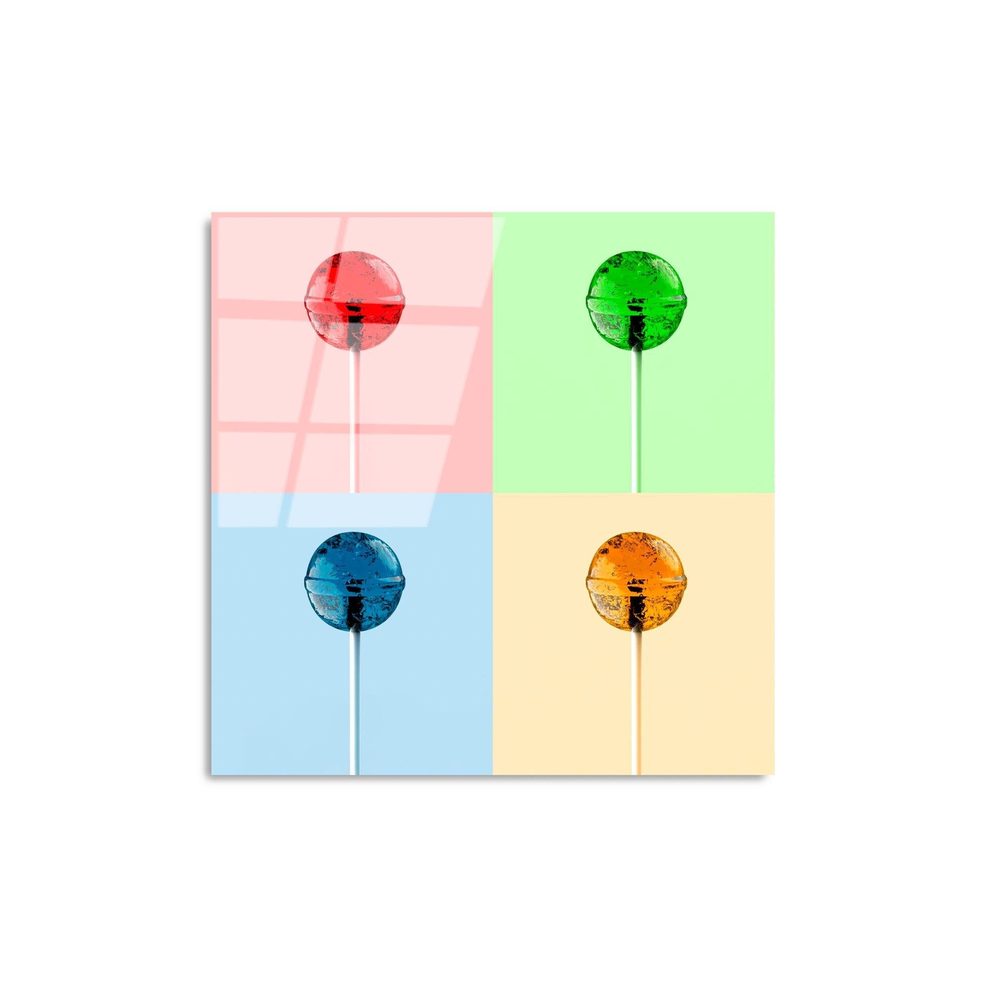 UV-843 Baskılı Cam Kare Duvar Tablosu | ByLamp