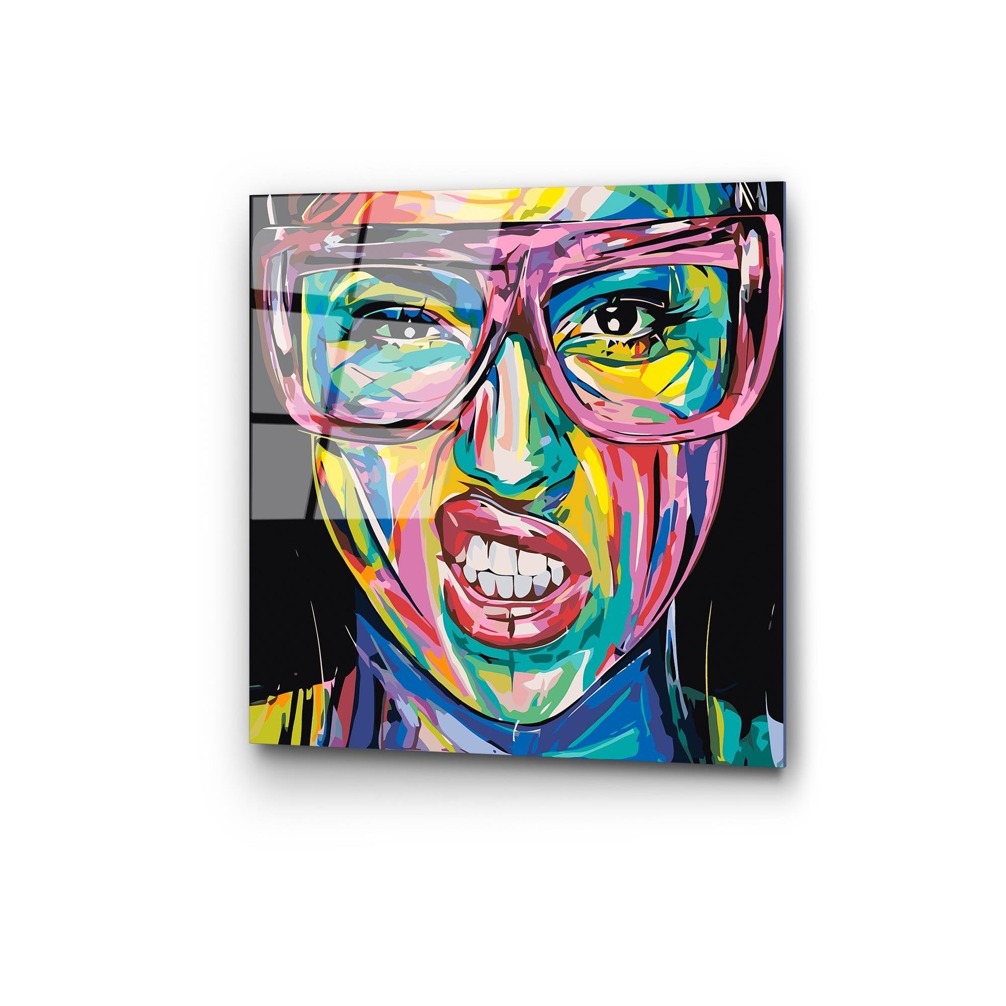 UV-844 Baskılı Cam Kare Duvar Tablosu | ByLamp