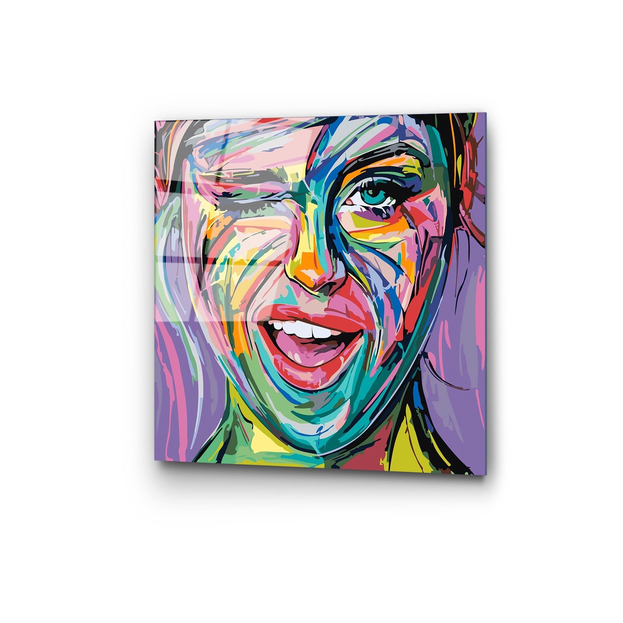 UV-845 Baskılı Cam Kare Duvar Tablosu | ByLamp