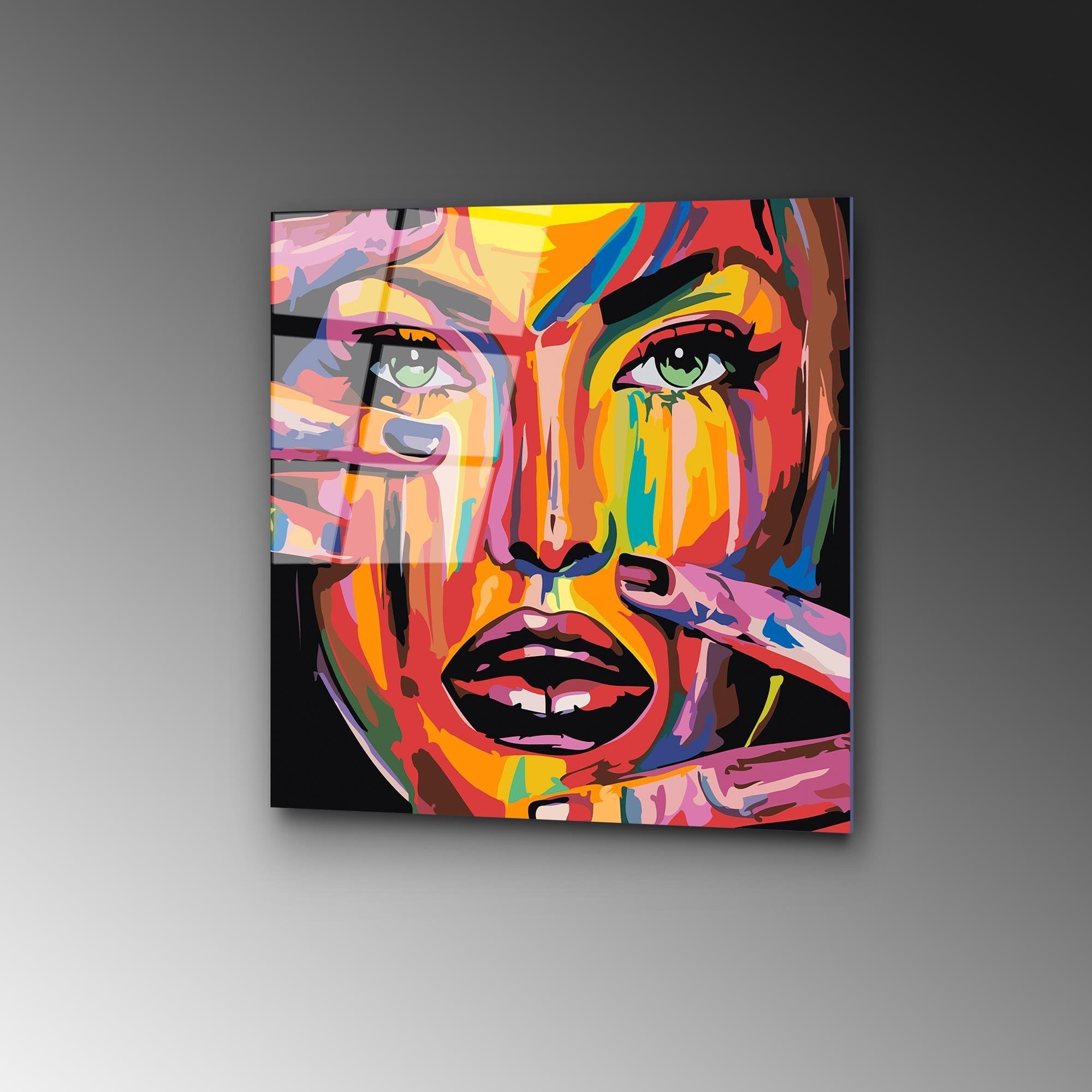 UV-846 Baskılı Cam Kare Duvar Tablosu | ByLamp