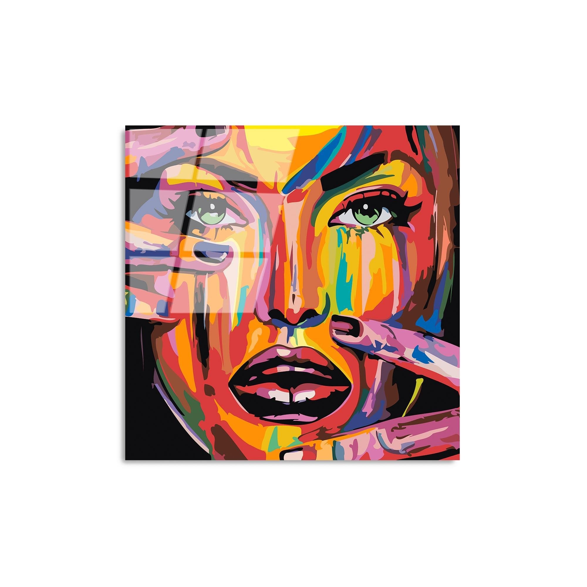 UV-846 Baskılı Cam Kare Duvar Tablosu | ByLamp