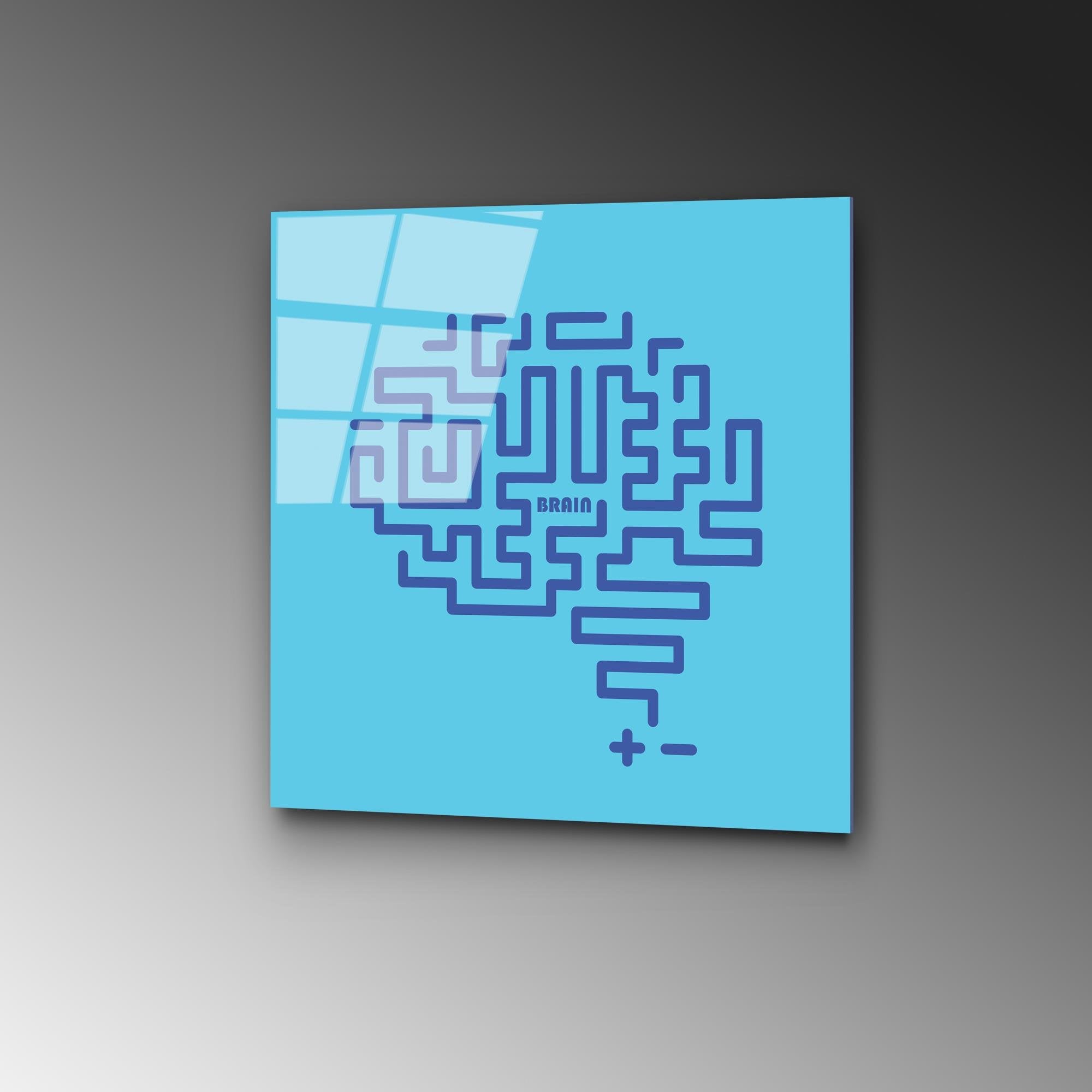 UV-848 Baskılı Cam Kare Duvar Tablosu | ByLamp