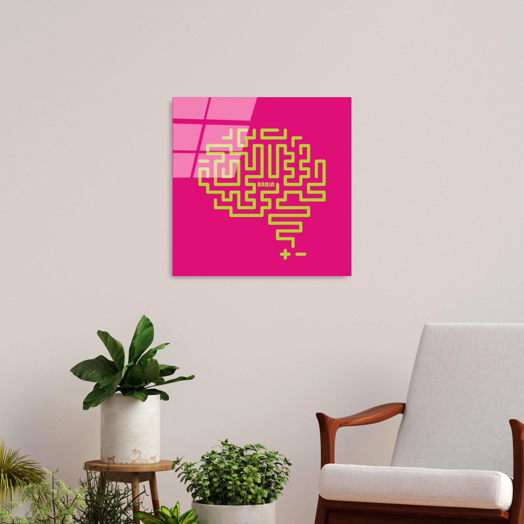 UV-849 Baskılı Cam Kare Duvar Tablosu | ByLamp