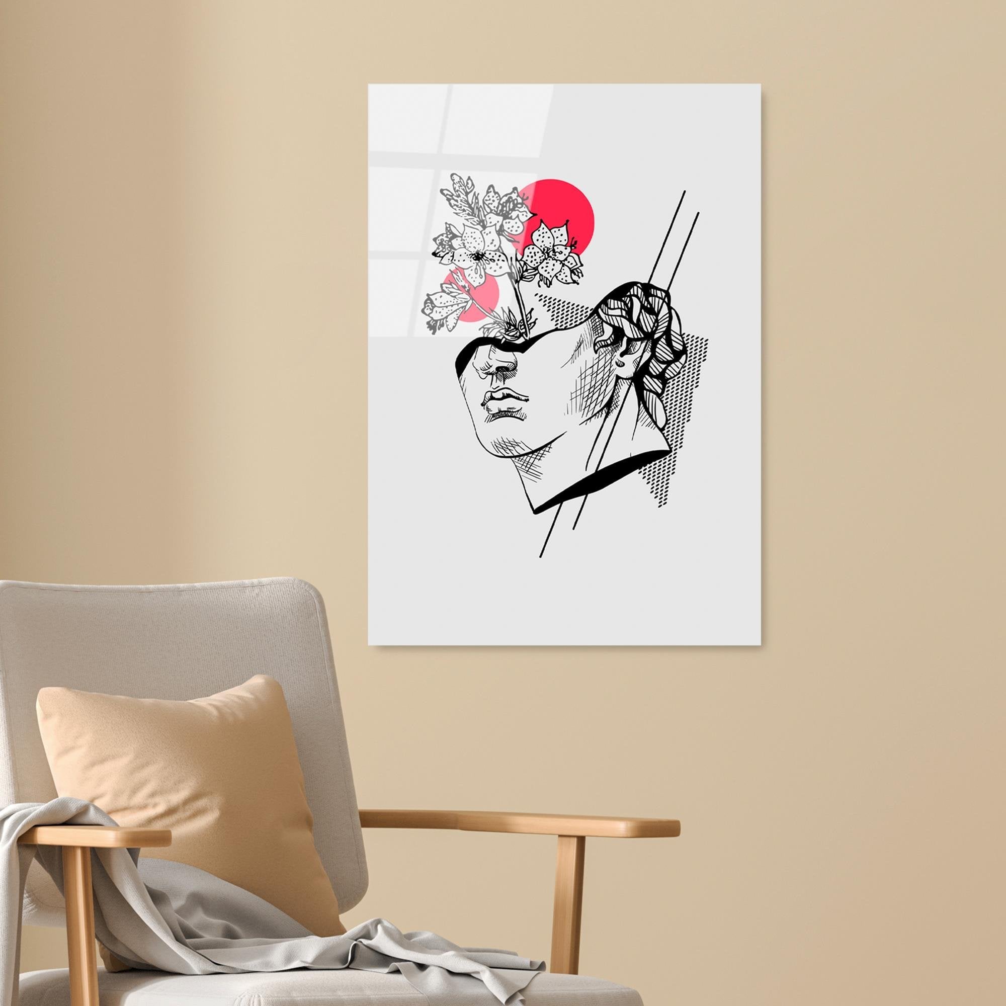 UV-861 Baskılı Cam Dikdörtgen Duvar Tablosu | ByLamp