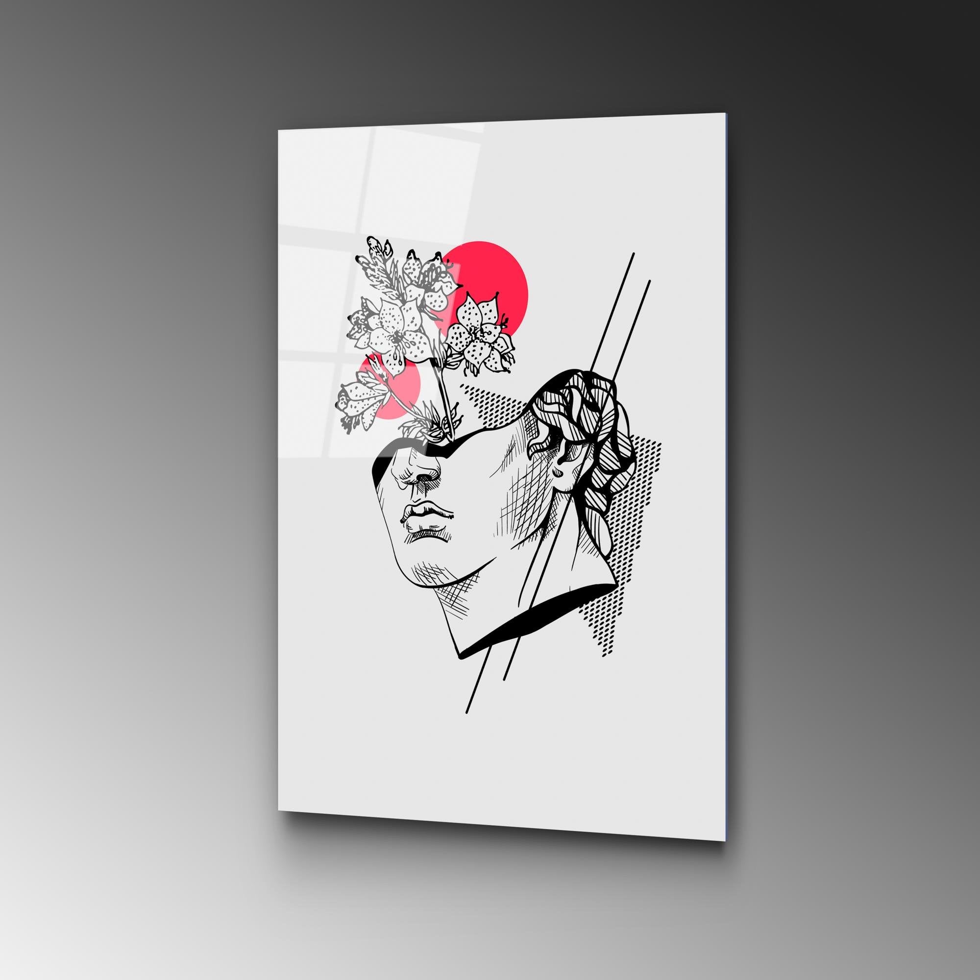 UV-861 Baskılı Cam Dikdörtgen Duvar Tablosu | ByLamp