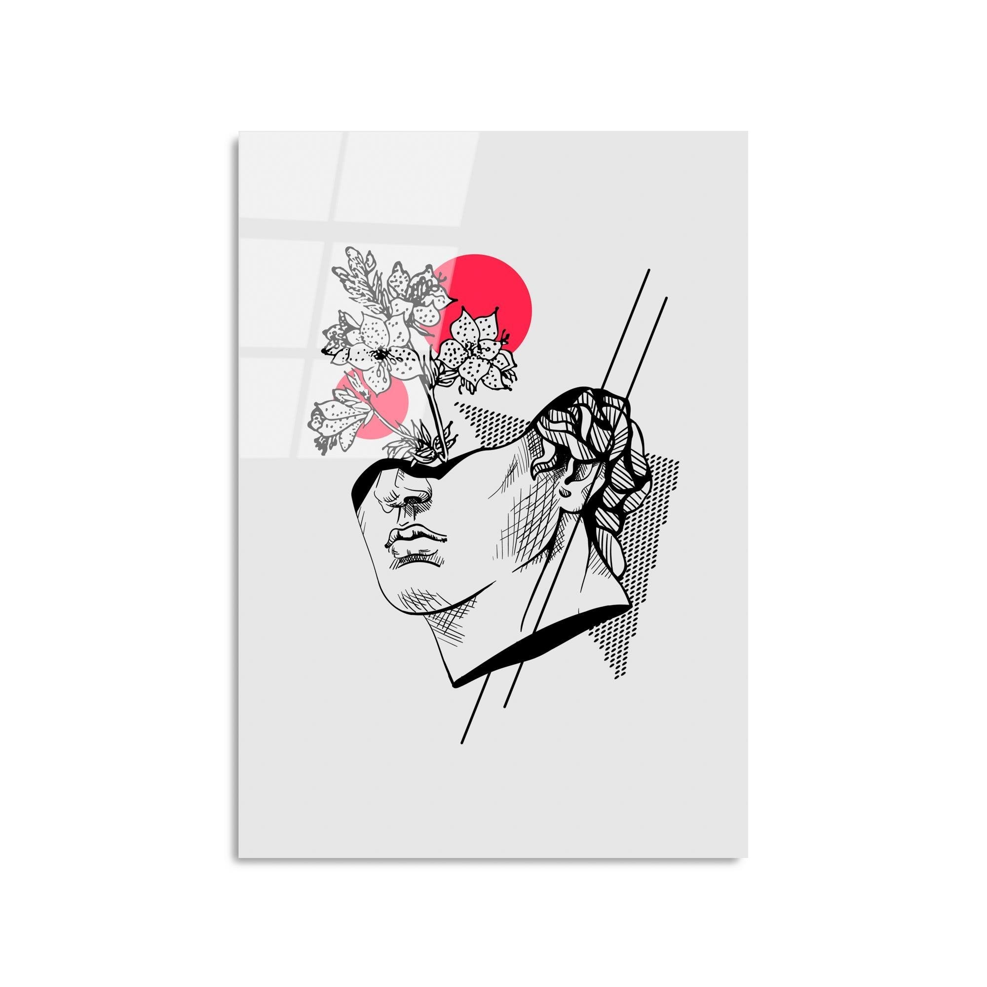 UV-861 Baskılı Cam Dikdörtgen Duvar Tablosu | ByLamp