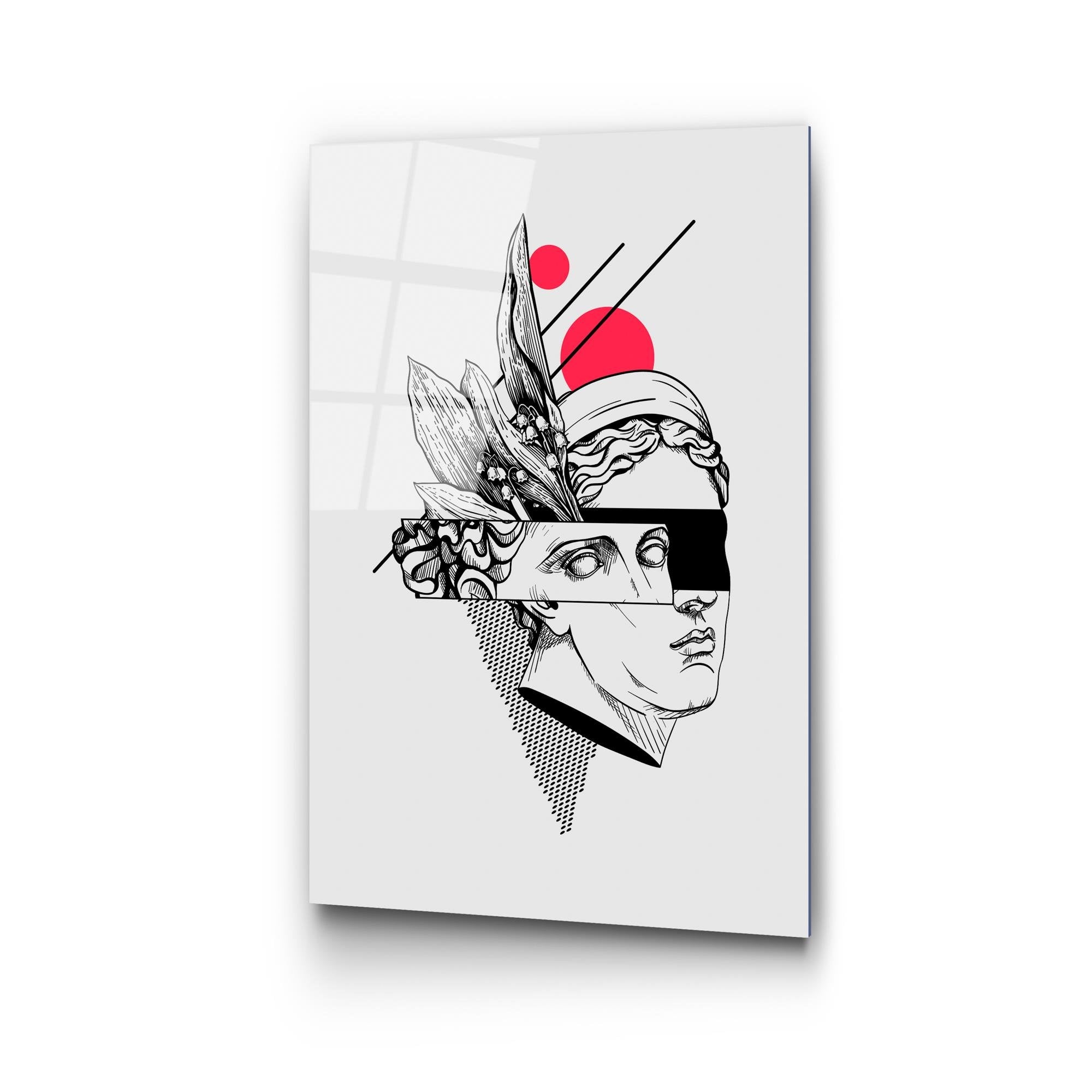 UV-862 Baskılı Cam Dikdörtgen Duvar Tablosu | ByLamp