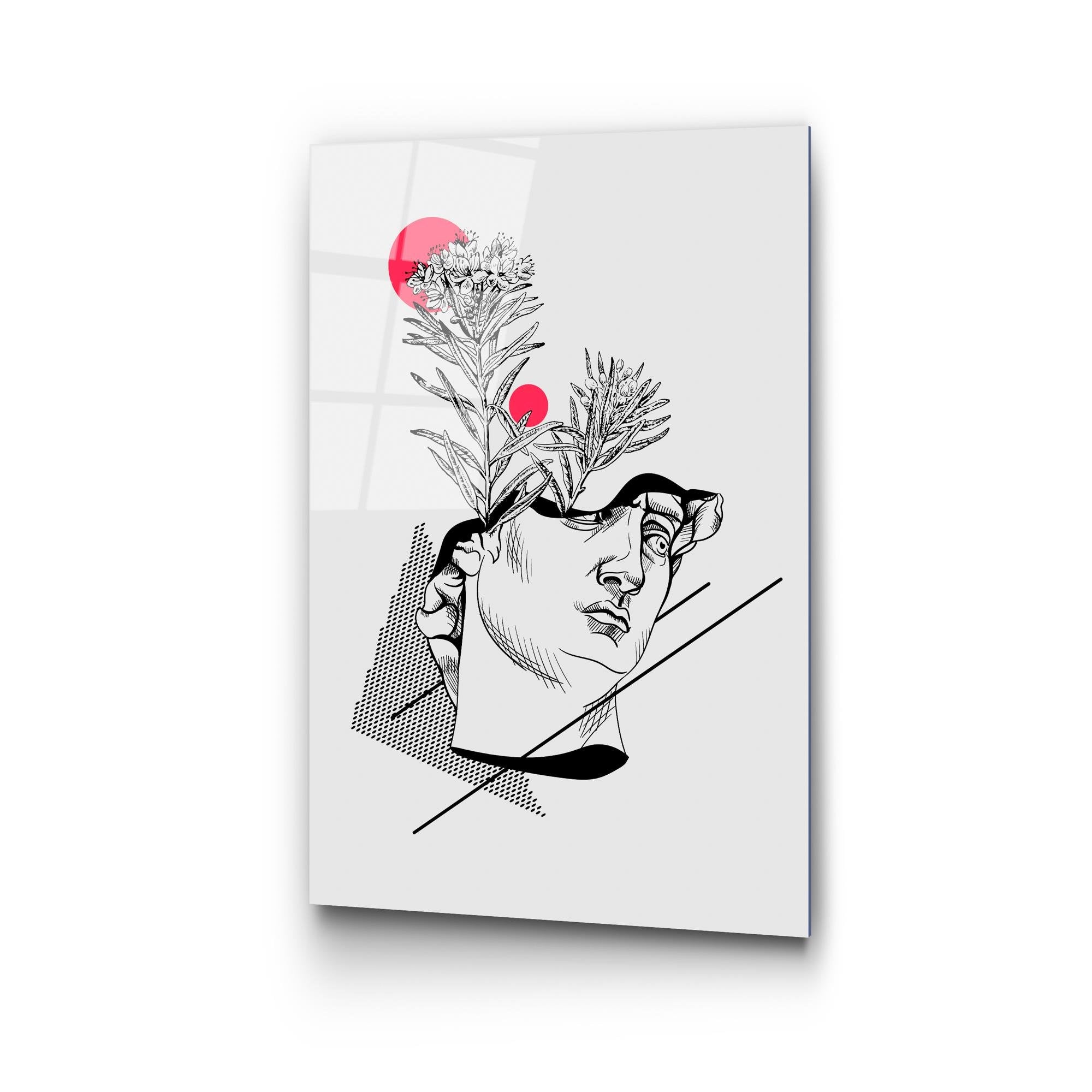 UV-863 Baskılı Cam Dikdörtgen Duvar Tablosu | ByLamp