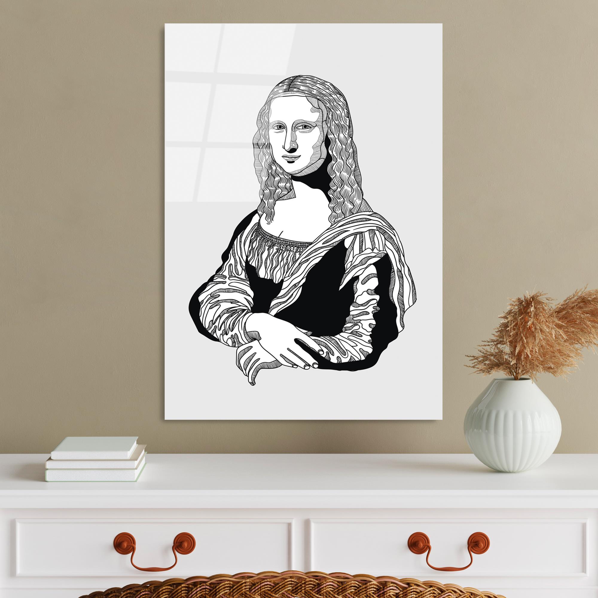 UV-864 Baskılı Cam Dikdörtgen Duvar Tablosu | ByLamp