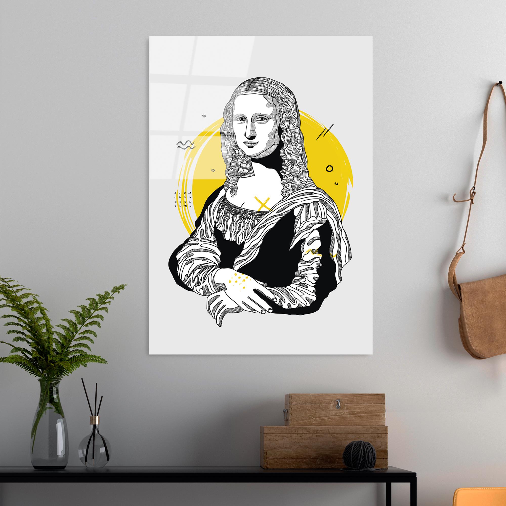 UV-865 Baskılı Cam Dikdörtgen Duvar Tablosu | ByLamp