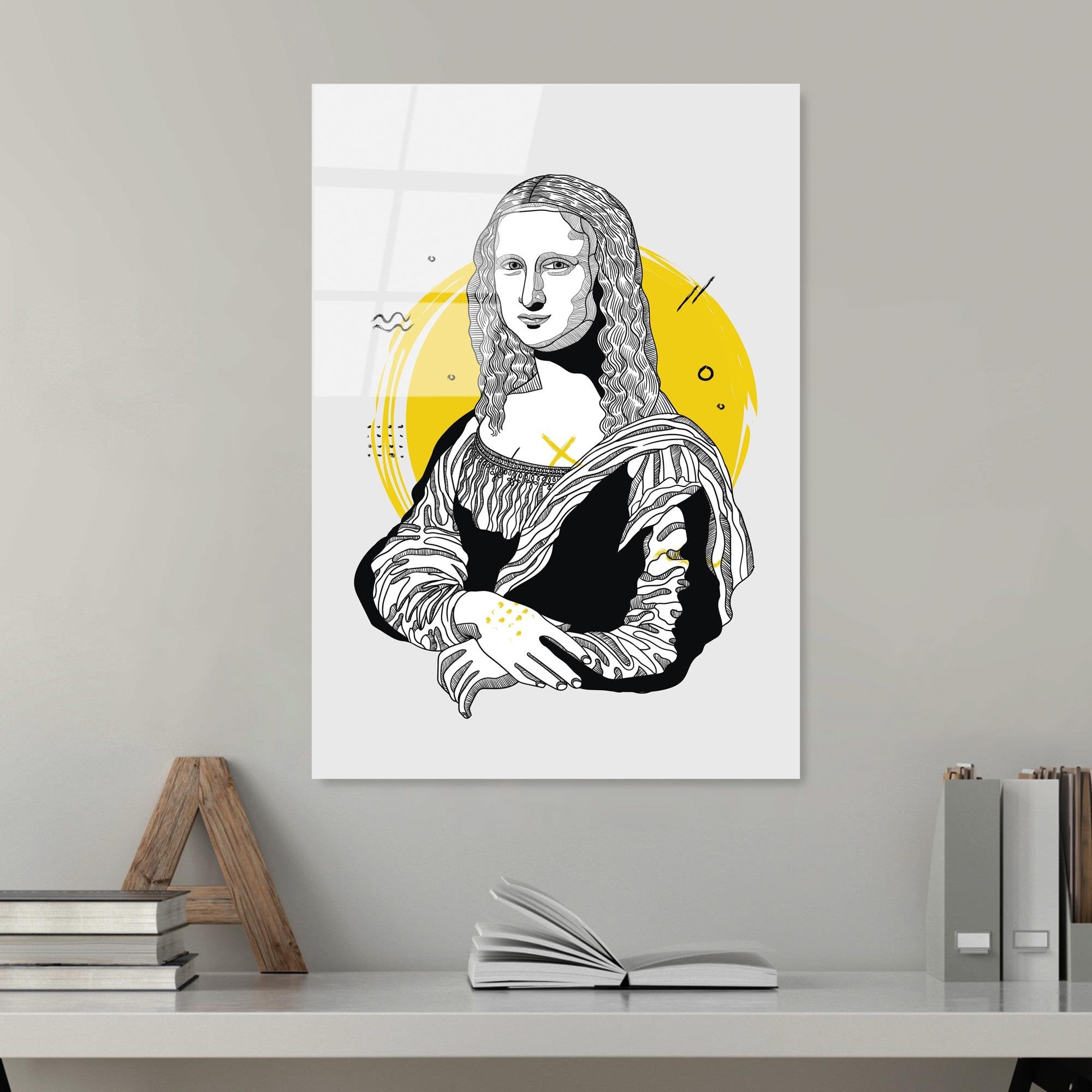 UV-865 Baskılı Cam Dikdörtgen Duvar Tablosu | ByLamp