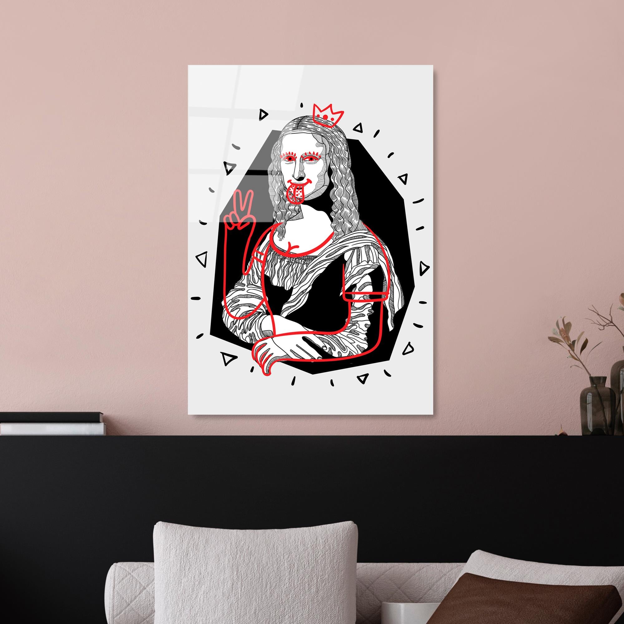 UV-866 Baskılı Cam Dikdörtgen Duvar Tablosu | ByLamp