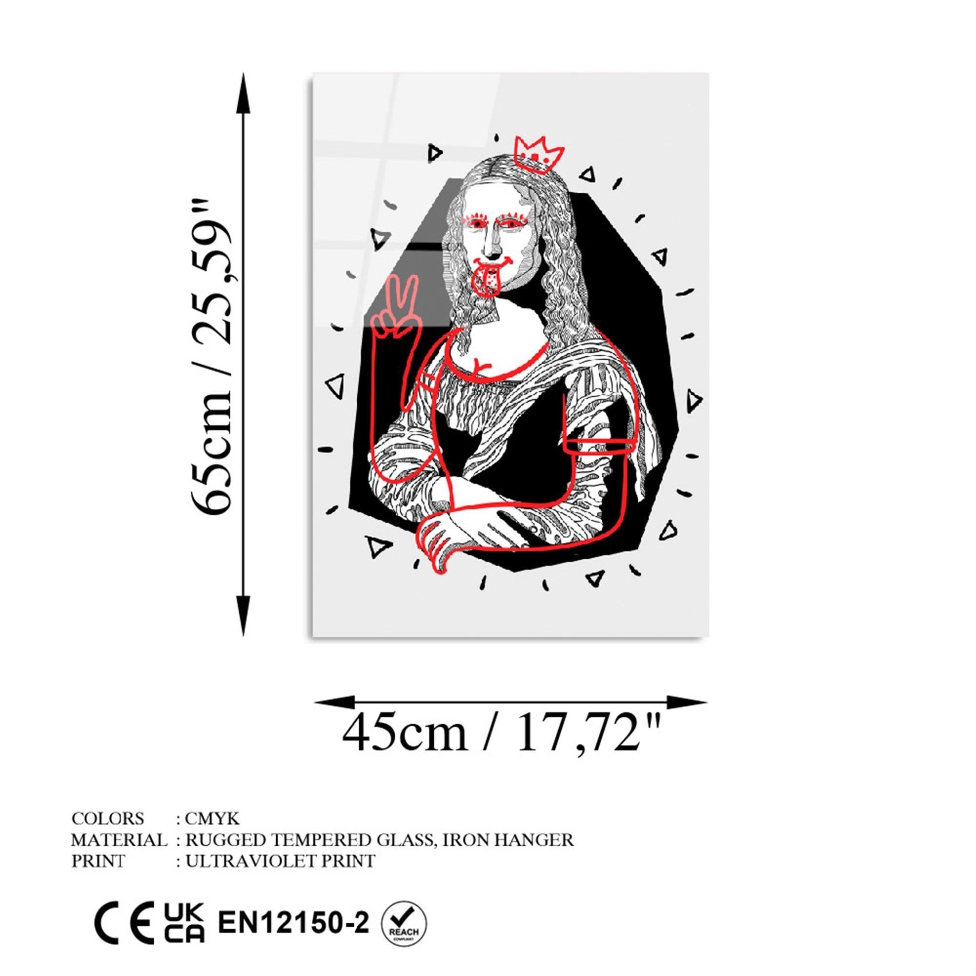 UV-866 Baskılı Cam Dikdörtgen Duvar Tablosu | ByLamp