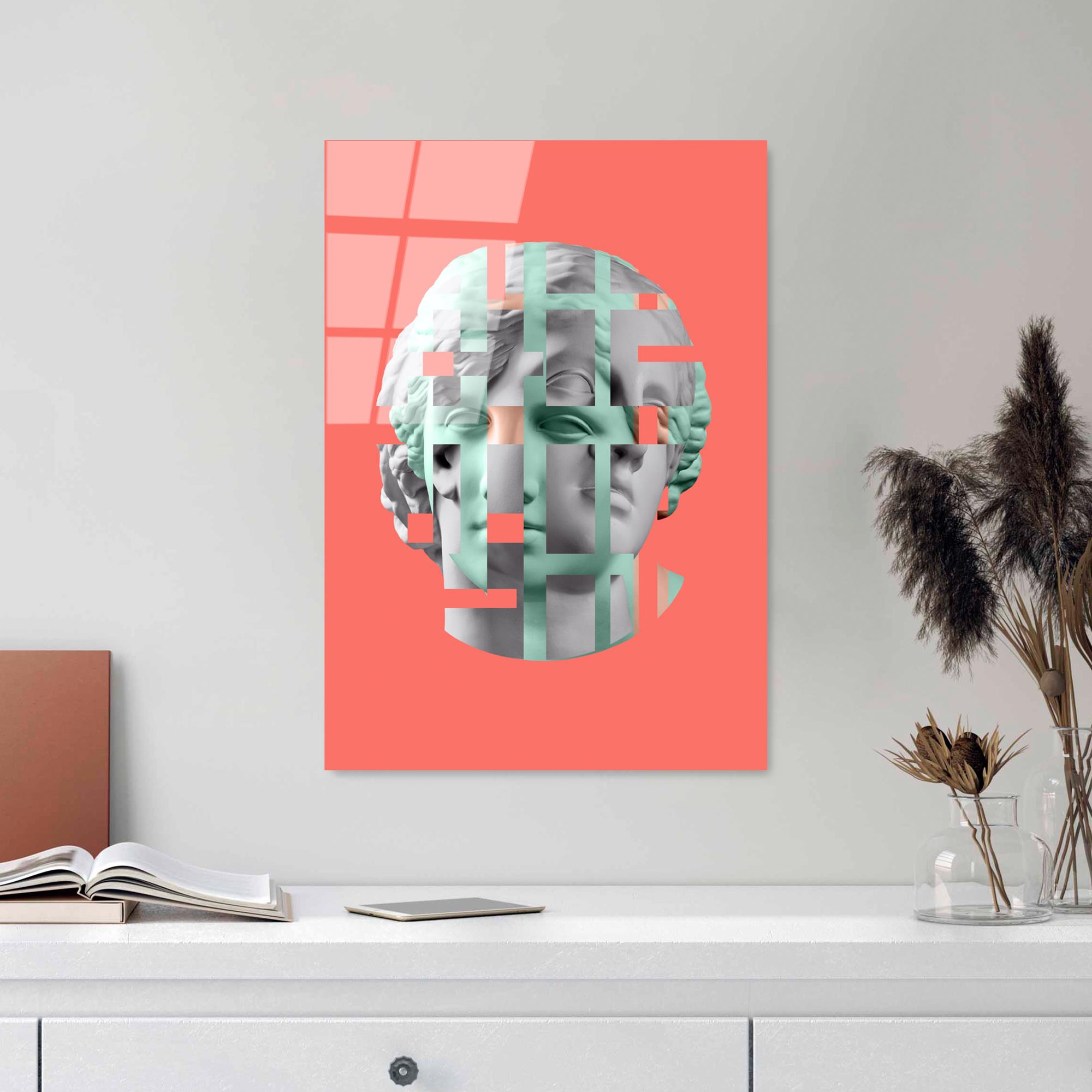 UV-867 Baskılı Cam Dikdörtgen Duvar Tablosu | ByLamp