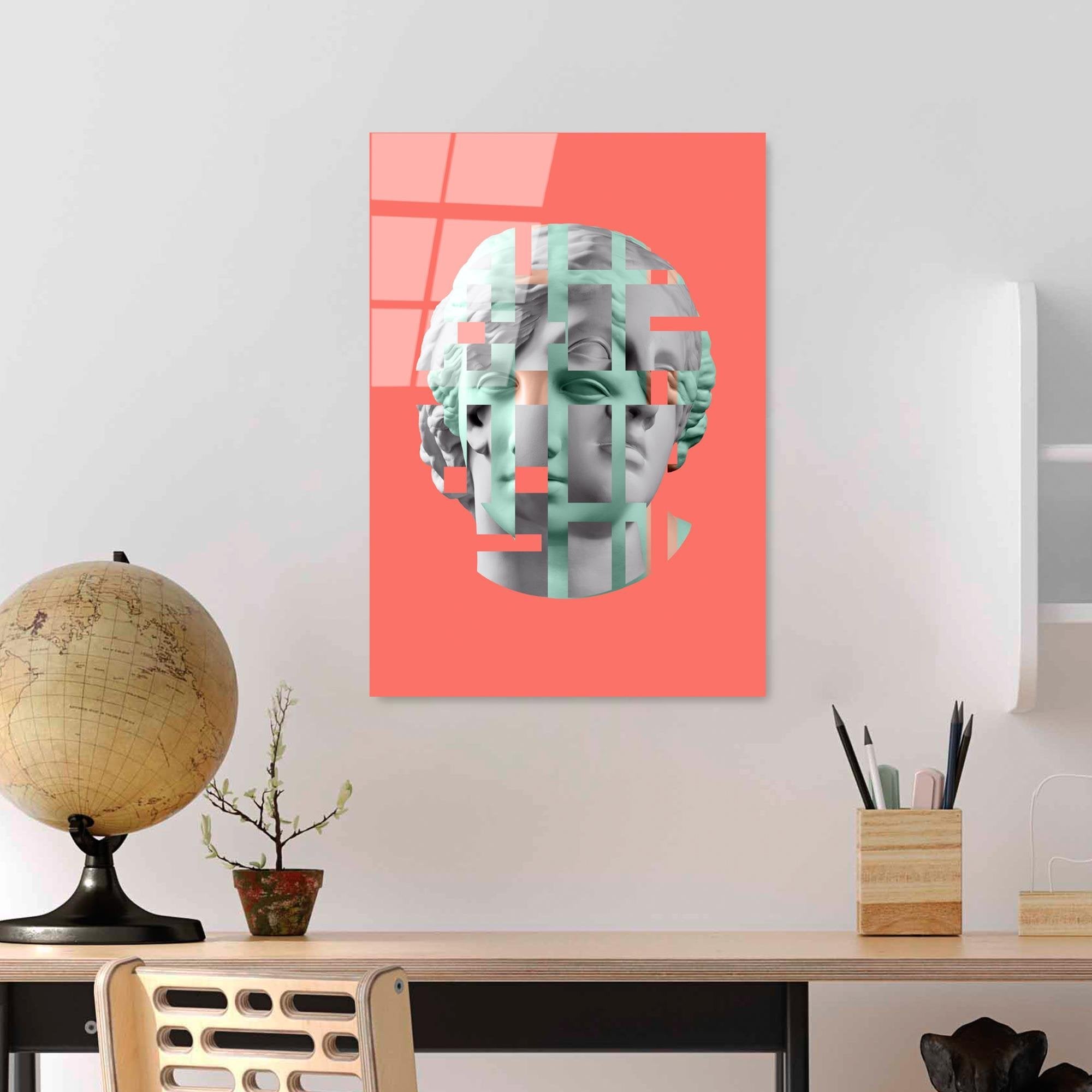 UV-867 Baskılı Cam Dikdörtgen Duvar Tablosu | ByLamp