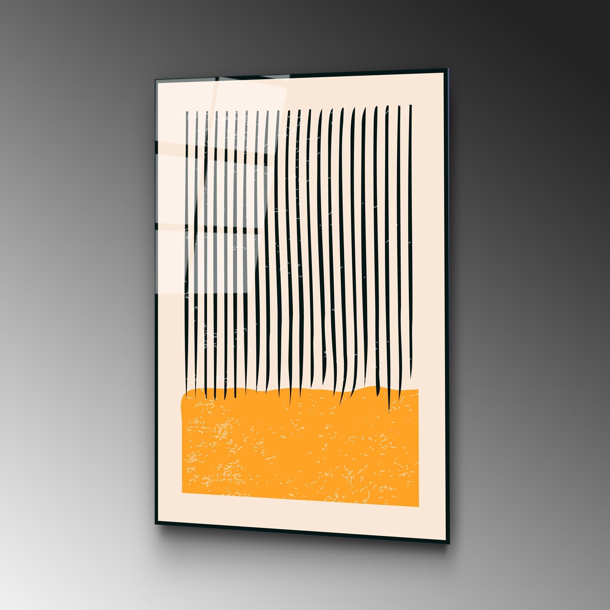 UV-881 Baskılı Cam Dikdörtgen Duvar Tablosu | ByLamp