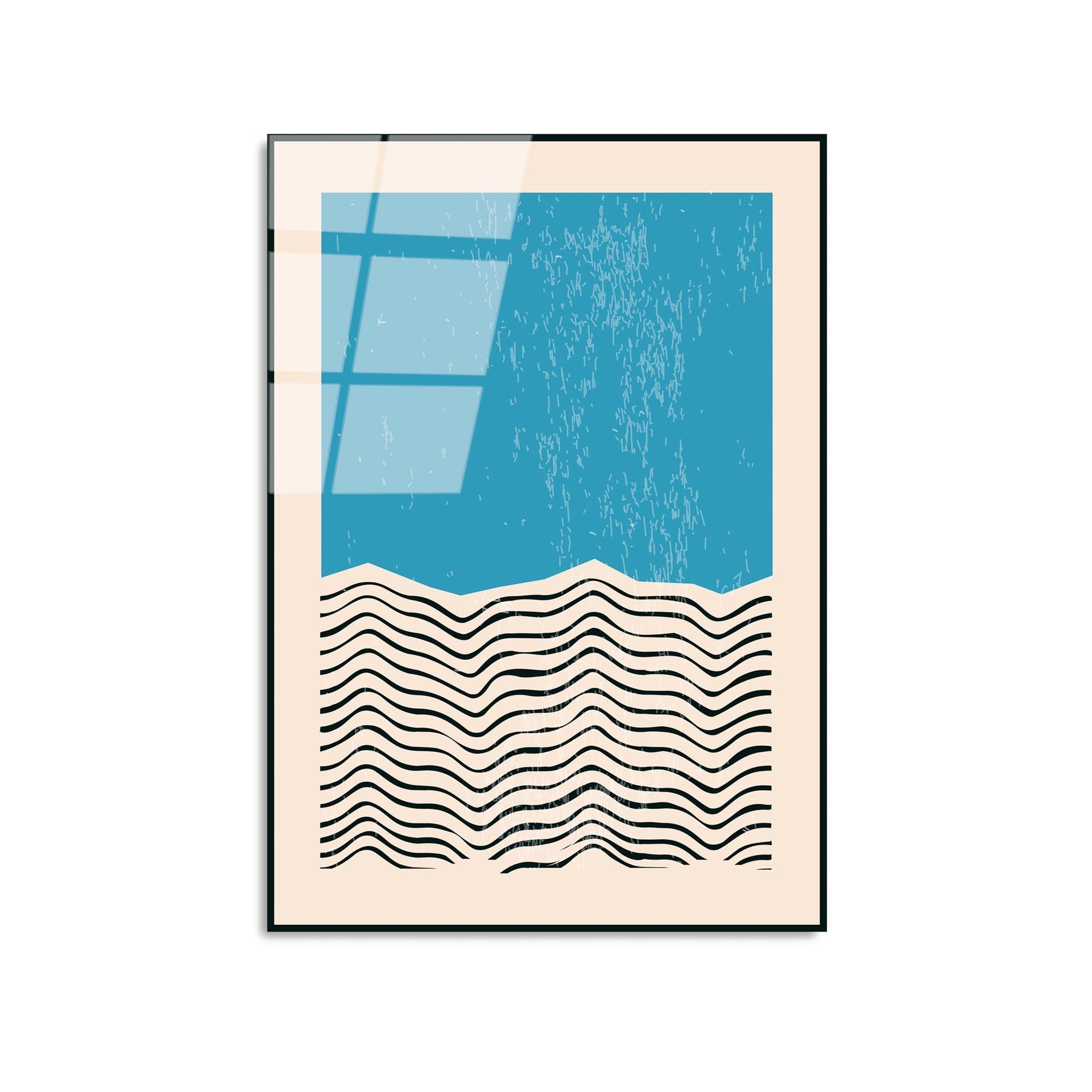 UV-882 Baskılı Cam Dikdörtgen Duvar Tablosu | ByLamp