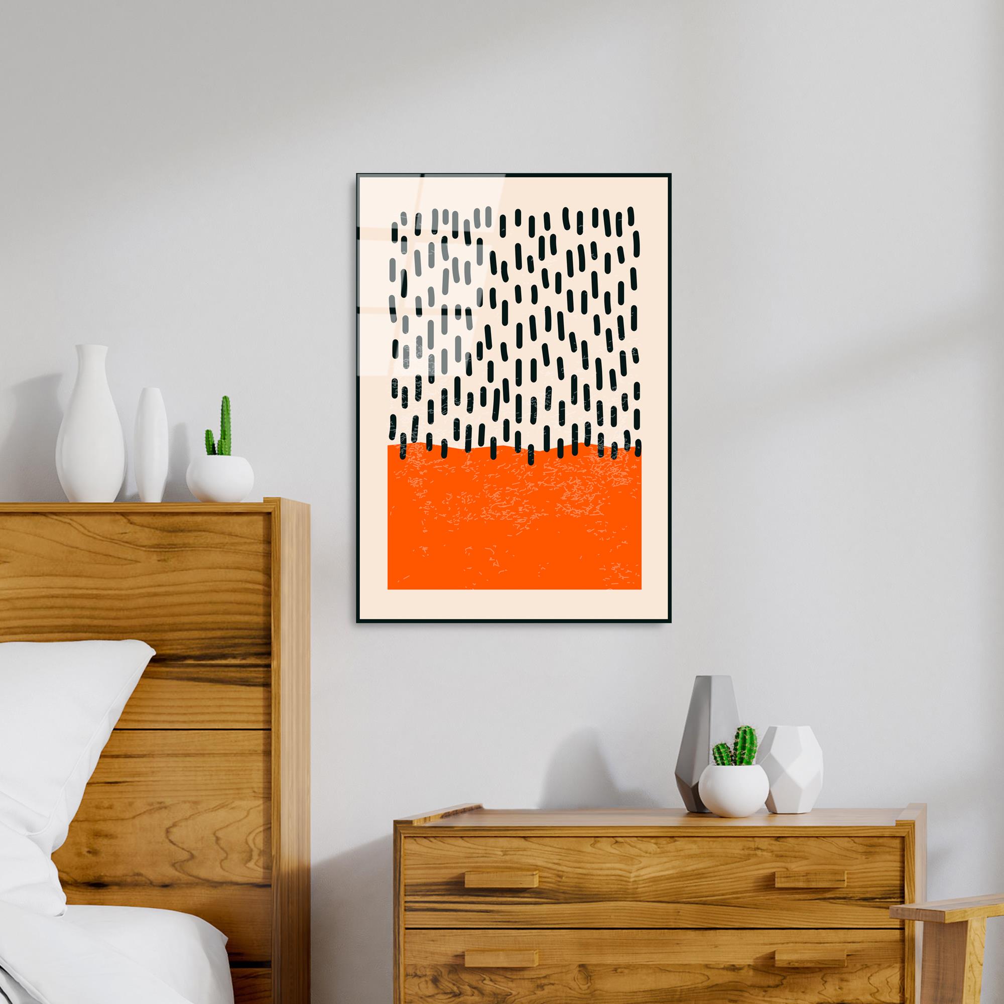 UV-883 Baskılı Cam Dikdörtgen Duvar Tablosu | ByLamp